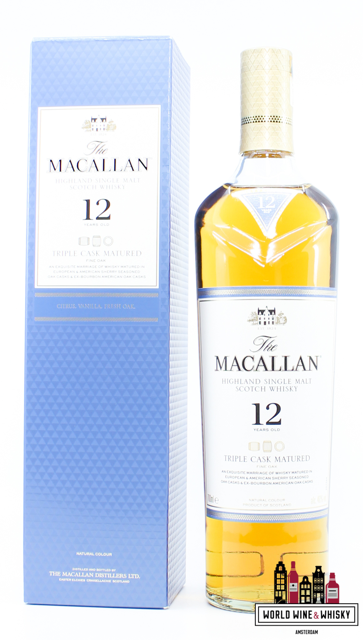 Macallan 12 Years Old - Fine Oak - Triple Cask Matured 40 Macallan 12 Years Old - Fine Oak - Triple Cask Matured 40