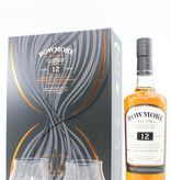 Bowmore Bowmore 12 Years Old - Giftpack / Giftbox incl. two special edition glasses 40%