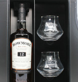 Bowmore Bowmore 12 Years Old - Giftpack / Giftbox incl. two special edition glasses 40%