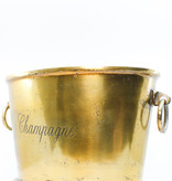 Champagne cooler Luxe gouden champagnekoeler/ice bucket (voor 3/4 flessen)