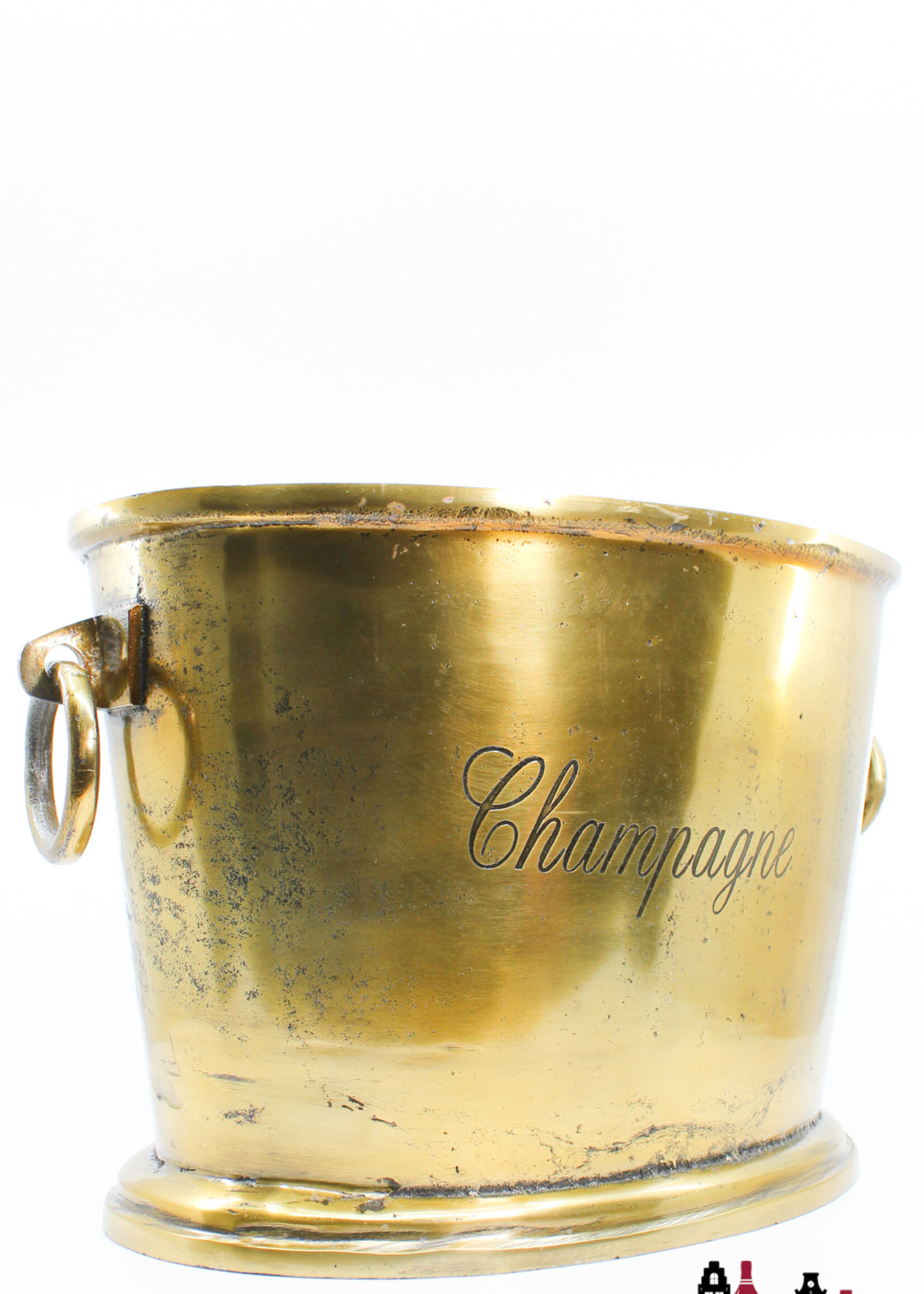 Champagne cooler Luxury golden Champagne cooler/ice bucket (for 3/4 bottles)