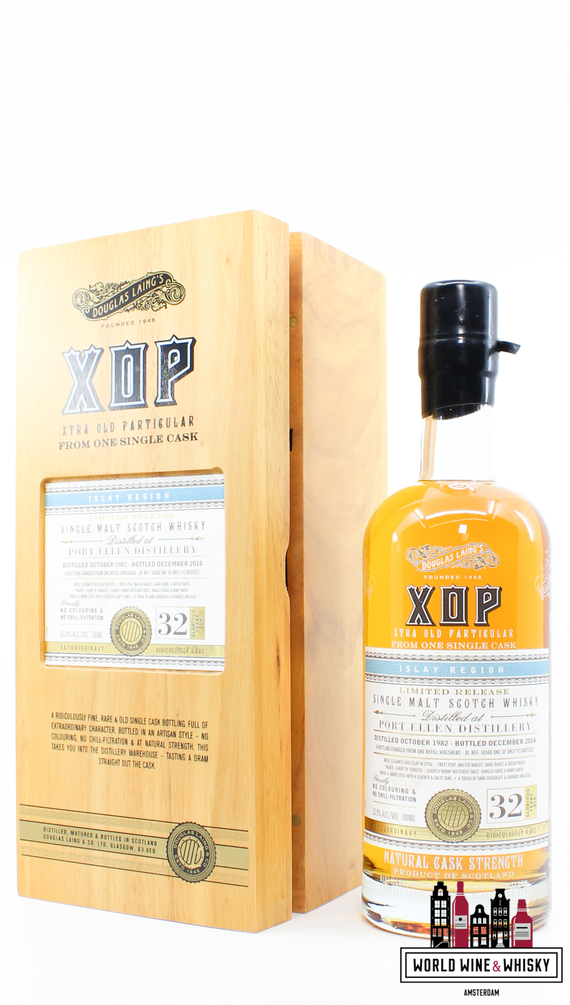 Port Ellen Port Ellen 32 Years Old 1982 2014 - XOP Xtra Old Particular - Douglas Laing - Cask 10568 53.9% (1 of 115)