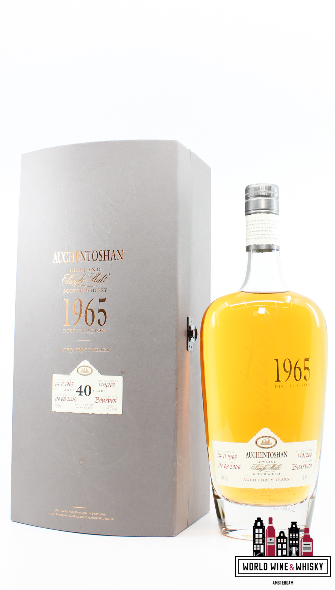 Auchentoshan Auchentoshan 40 Years Old 1965 2006 - Decanter 41.6% (1 of 200)