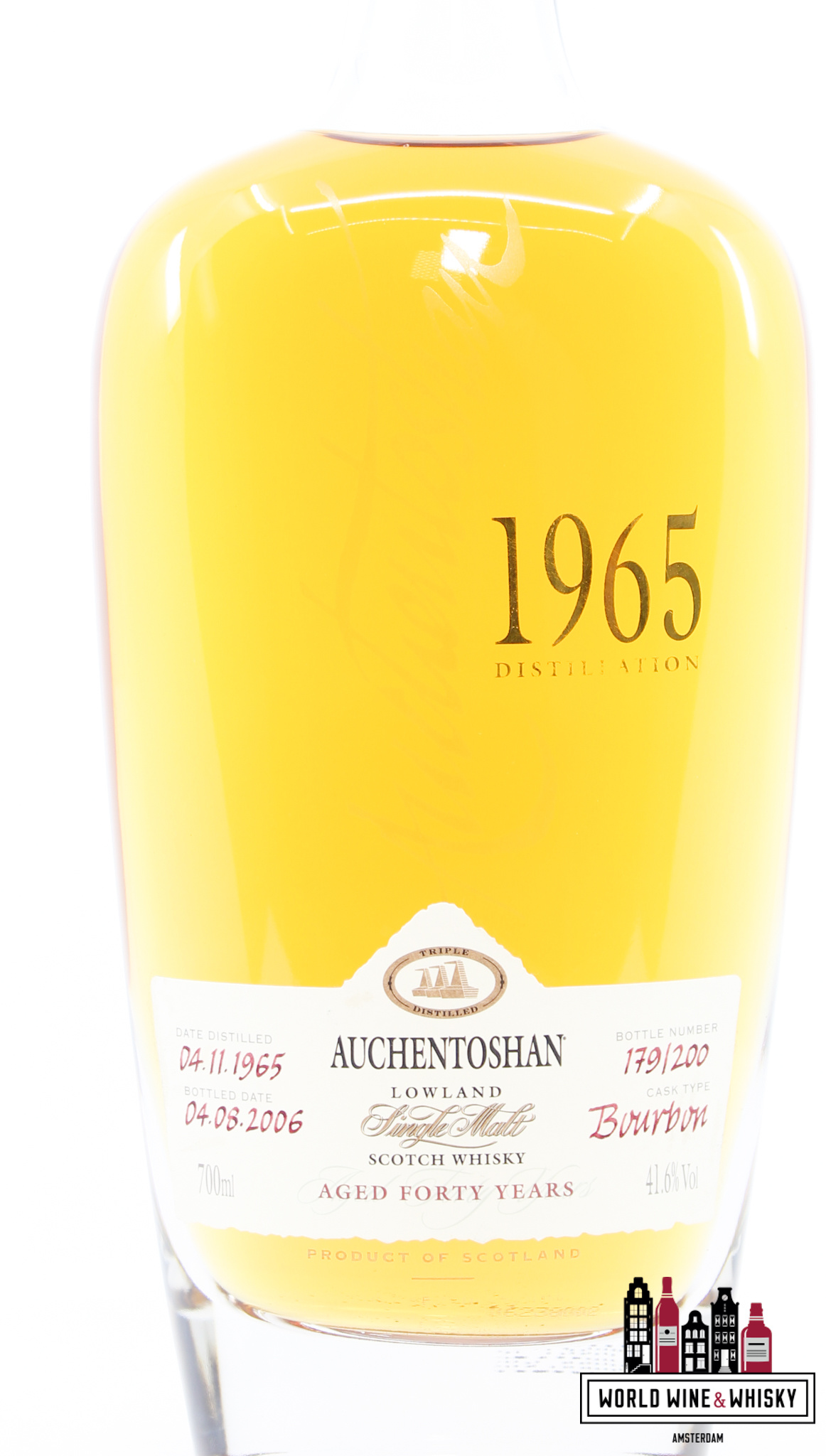 Auchentoshan Auchentoshan 40 Years Old 1965 2006 - Decanter 41.6% (1 of 200)