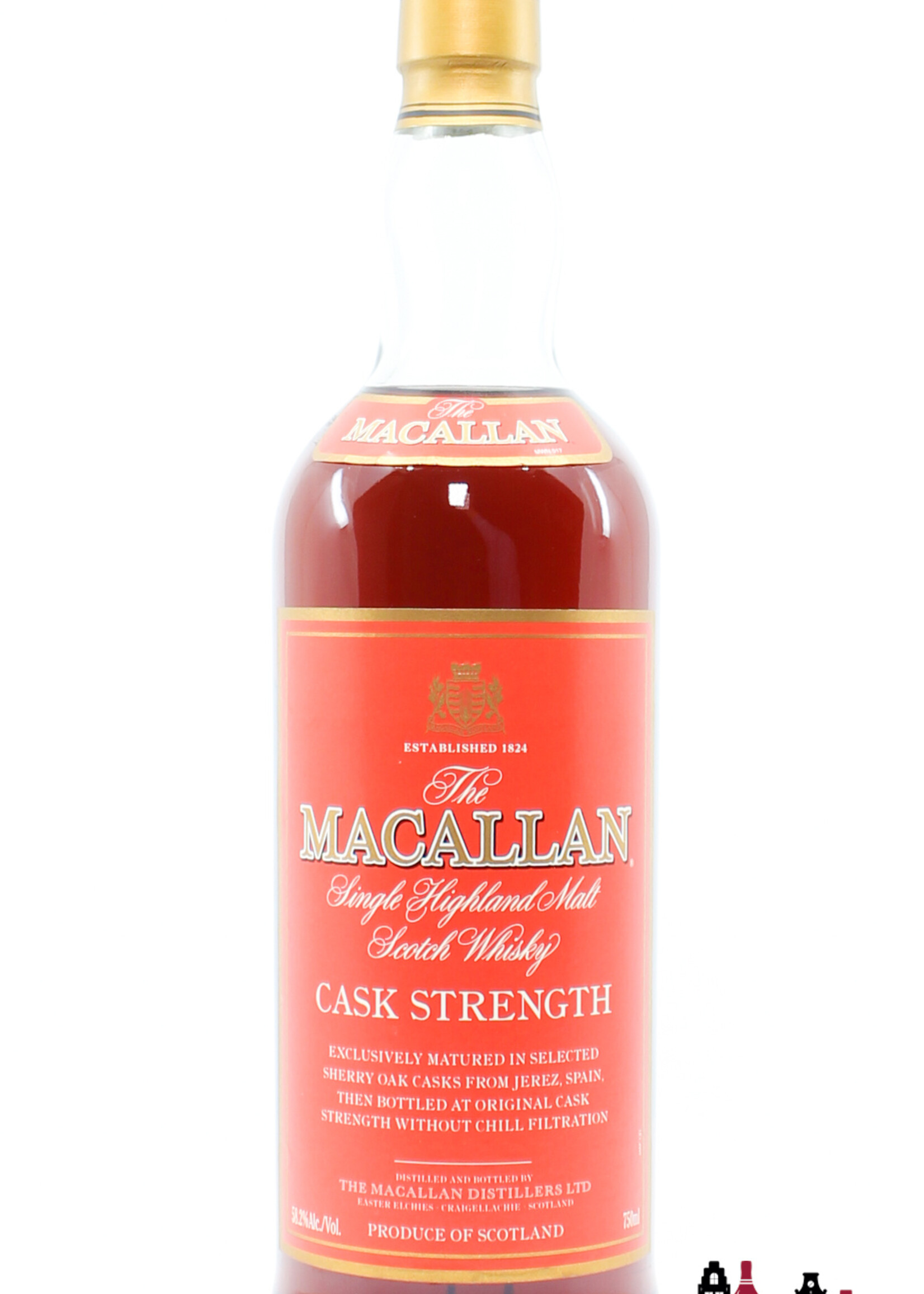 The Macallan Macallan - Cask Strength - Red Label -  Sherry Oak Casks from Jerez 58.2% (without the cardboard case)