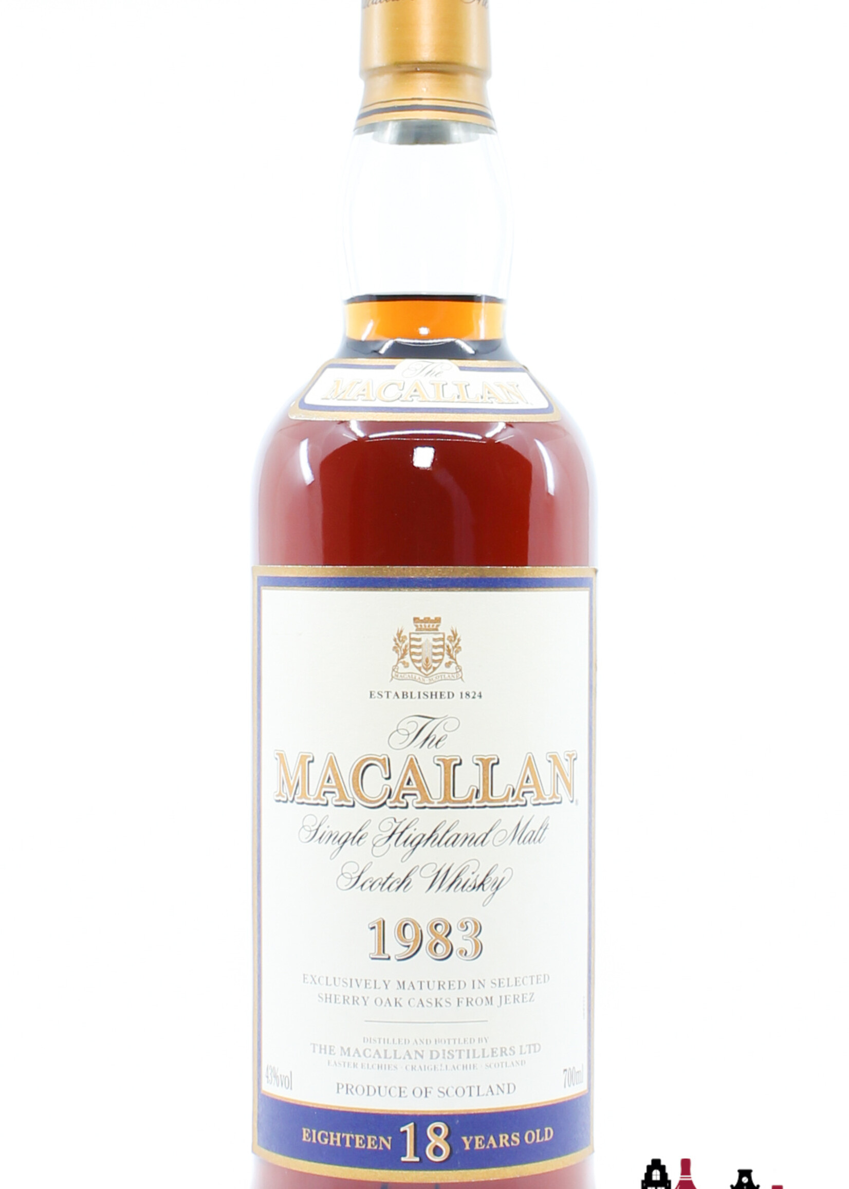 The Macallan Macallan 18 Years Old 1983 2001 - Sherry Oak Casks - Vintage Release 43% (without the cardboard case)