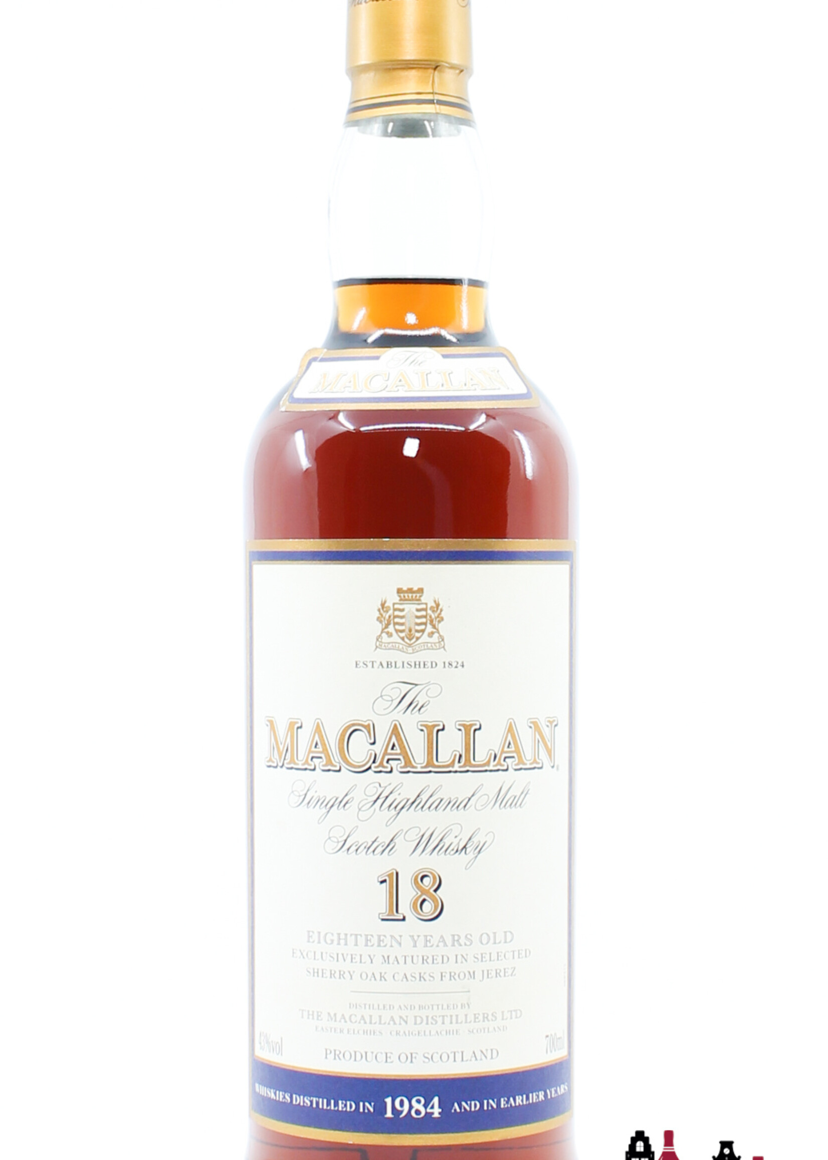 The Macallan Macallan 18 Years Old 1984 2002 - Sherry Oak Casks - Vintage Release 43% (without the cardboard case)