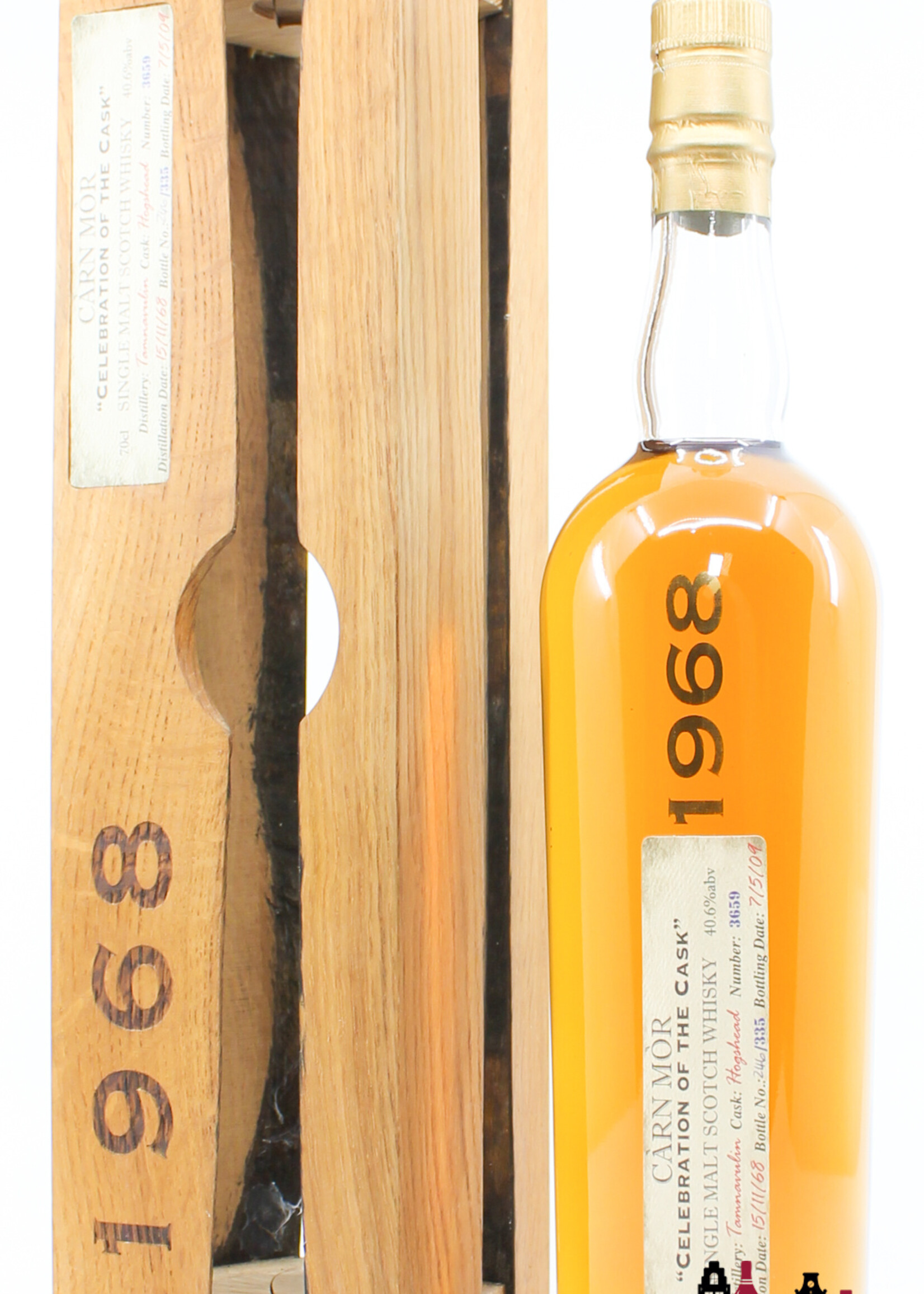 Tamnavulin Tamnavulin 40 Years Old 1968 2009 - Càrn Mòr Celebration of the Cask - Morrison and MacKay - Cask 3659 40.6% (1 of 335)