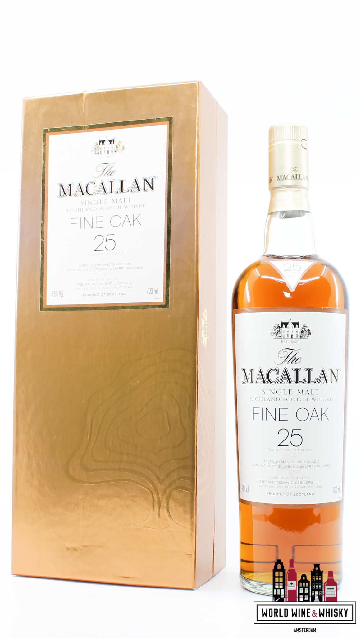 Macallan 25 Years Old 2004 Fine Oak 43 at World Wine & Whisky