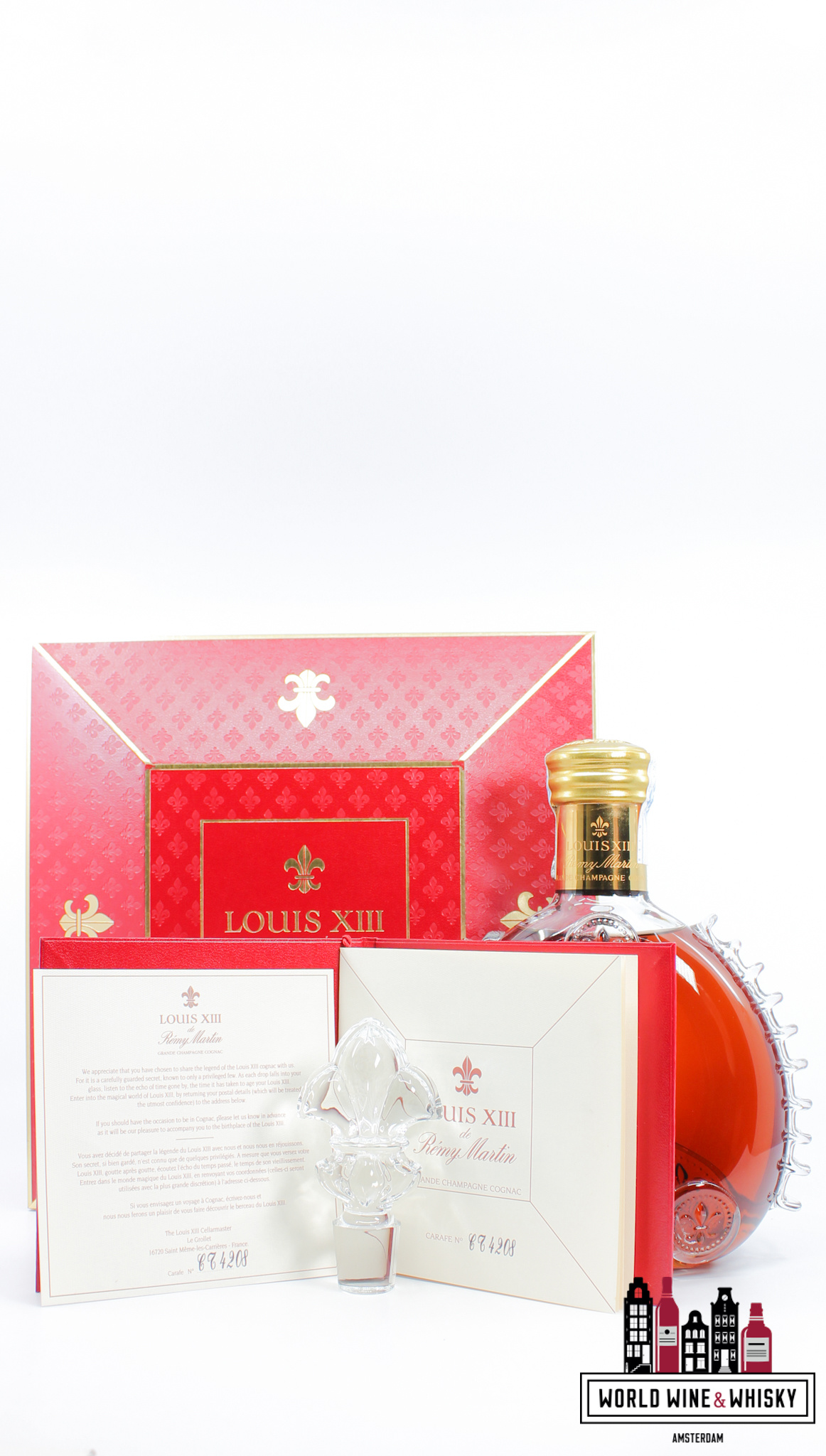 Louis XIII De Remy Martin Grande Champagne Cognac Decanter with Case. –  Roadshow Collectibles