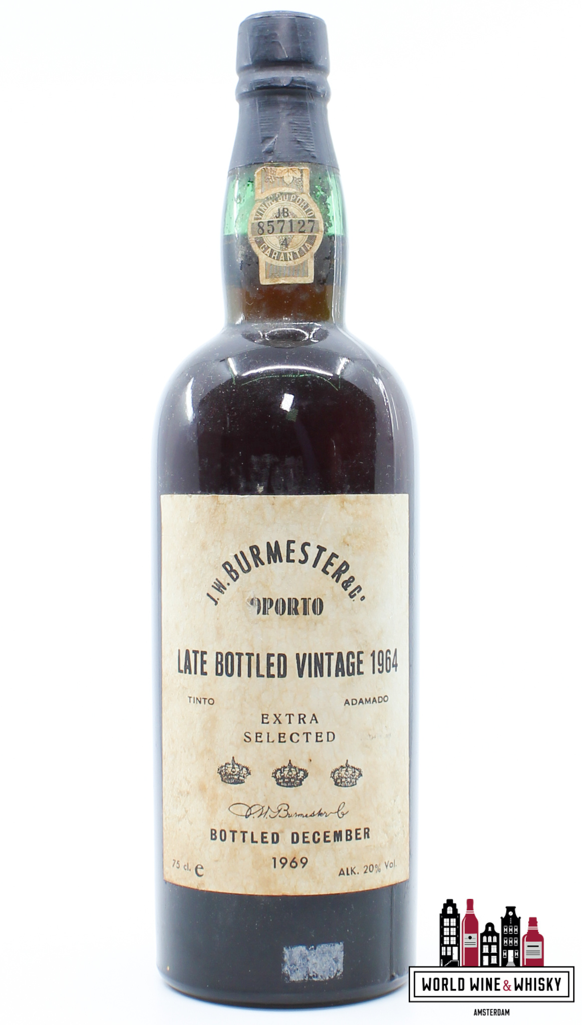 Burmester J.W. Burmester & C. Port - Late Bottled Vintage (LBV) 1964 - Extra Selected - Bottled in December 1969