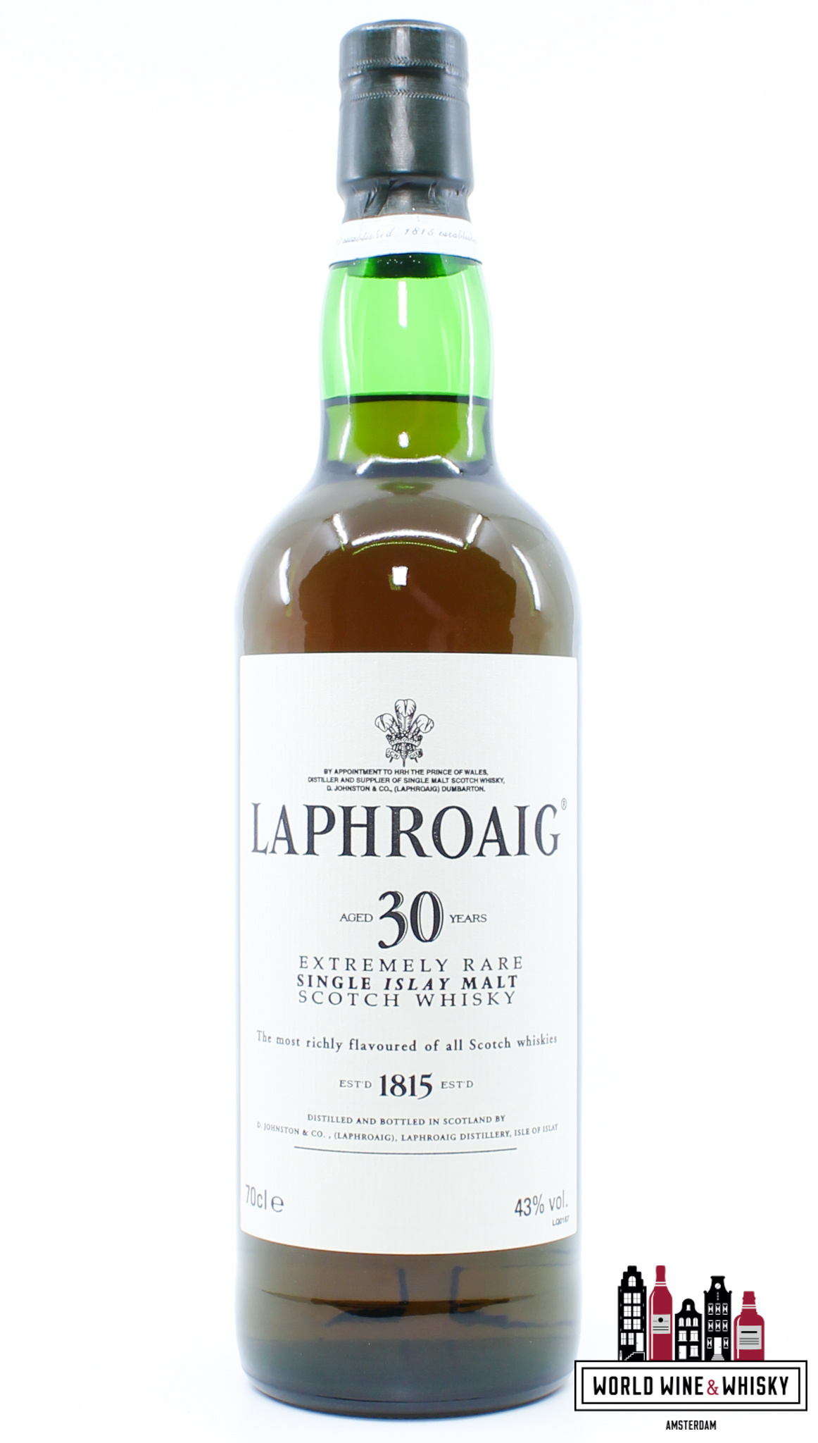 Laphroaig Laphroaig 30 Years Old 1975 2006 - Extremely Rare 43% 700ml