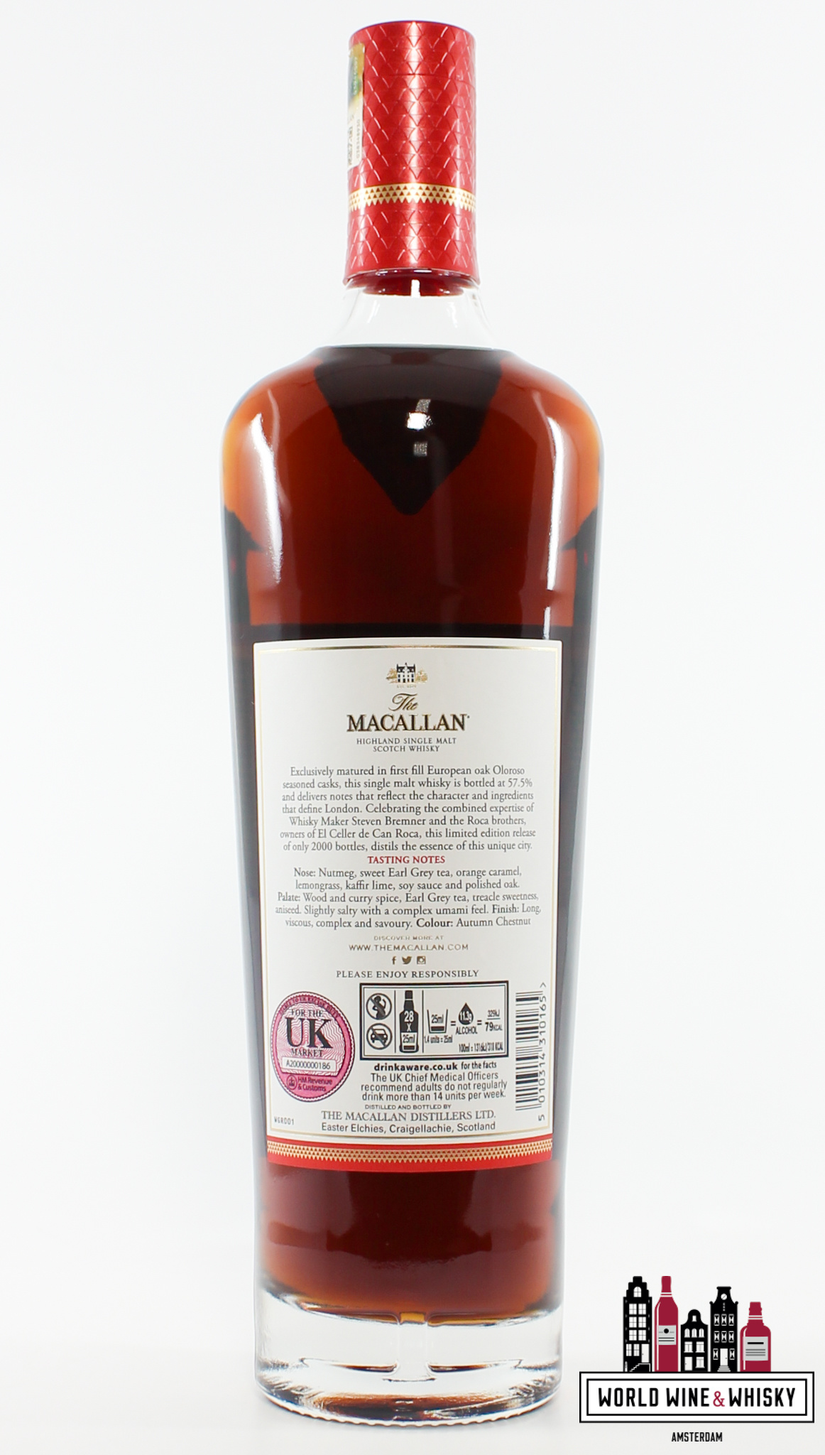 Macallan Macallan 2020 - Distil Your World - London Release - Limited Edition 57.5% (1 of 2000)