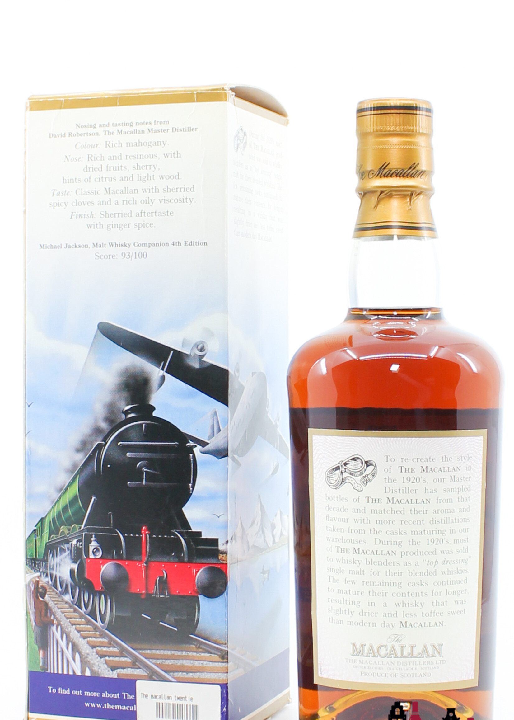 The Macallan Macallan Travel Series 1920's - Twenties  (bottled in 2004) 40% 500ml