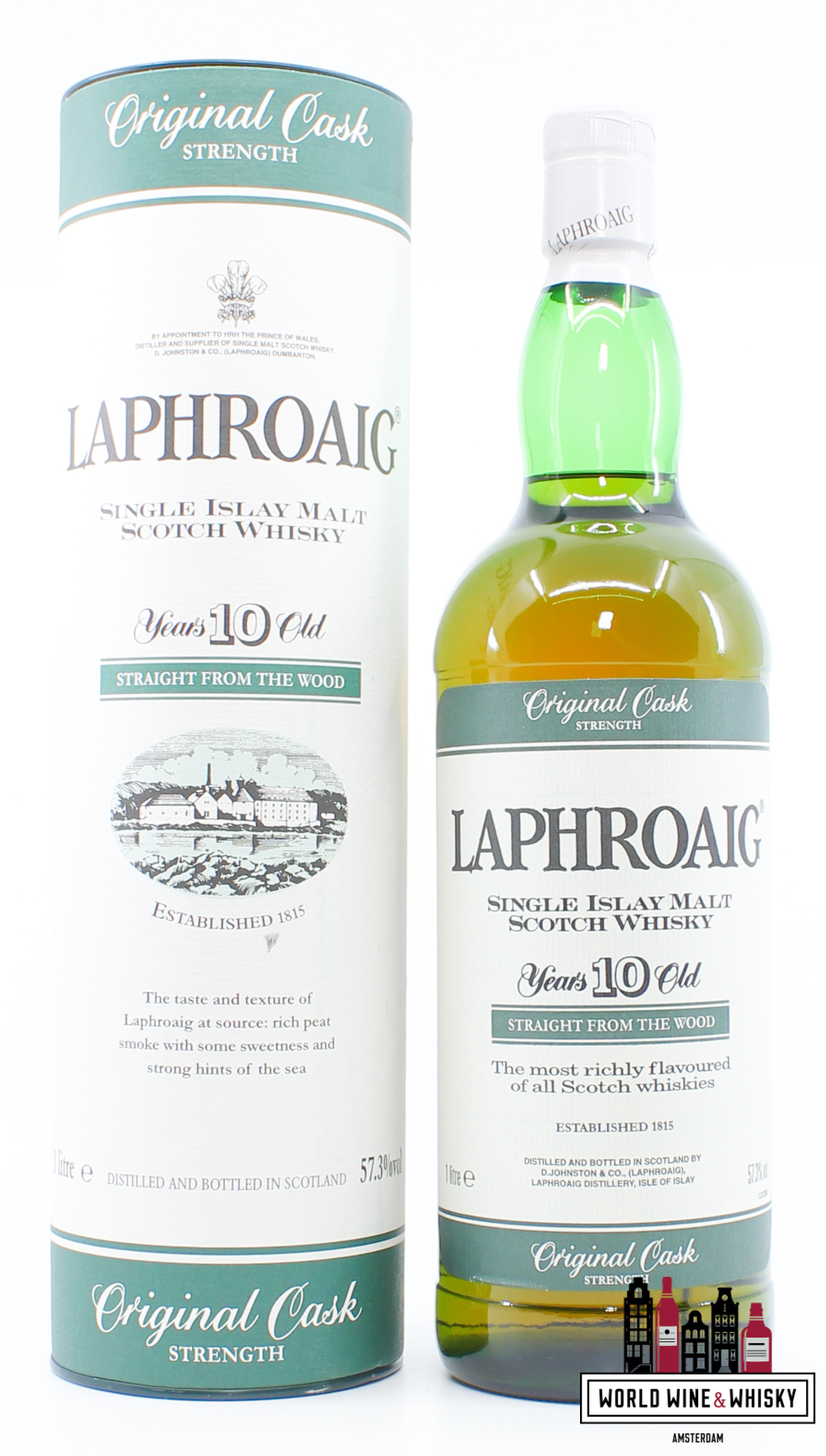 Laphroaig Laphroaig 10 Years Old 2000 - Original Cask Strength - Straight from the Wood 57.3% (1 liter)