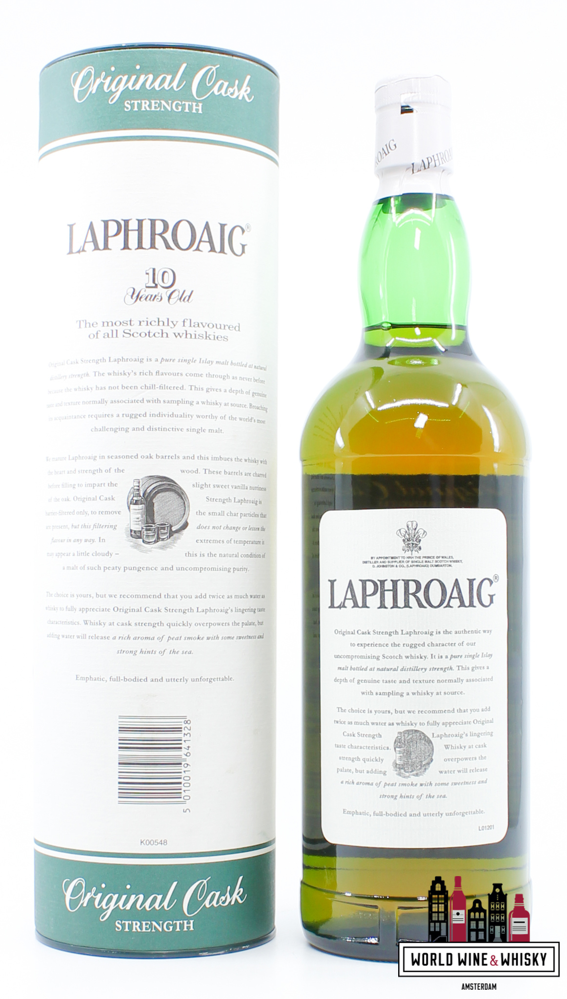 Laphroaig Laphroaig 10 Years Old 2000 - Original Cask Strength - Straight from the Wood 57.3% (1 liter)