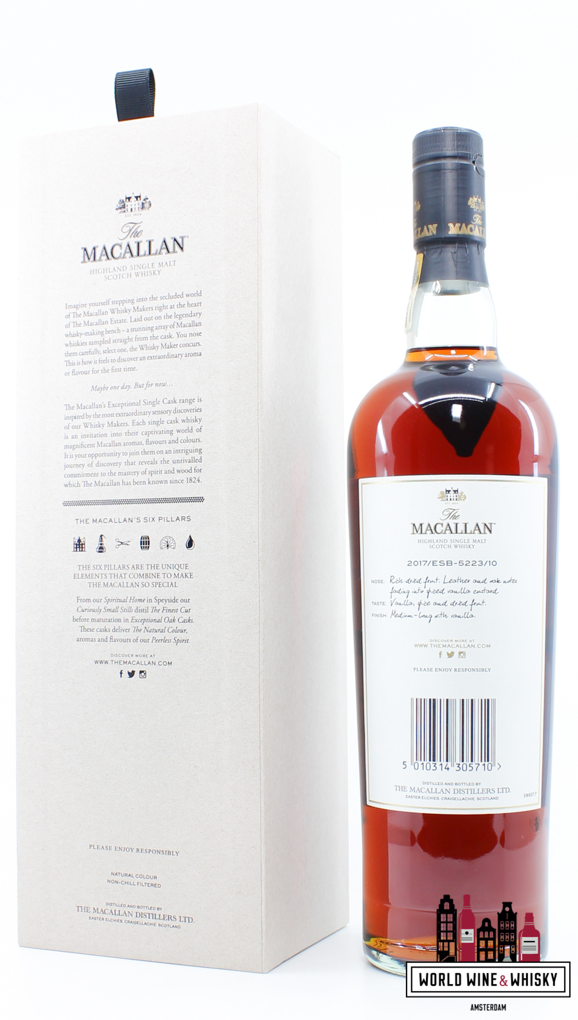 The Macallan Macallan 12 Years Old 2005 2017 - Exceptional Single Cask 2017/ESB-5223/10 - Cask 5223 65.9% (1 of 492)