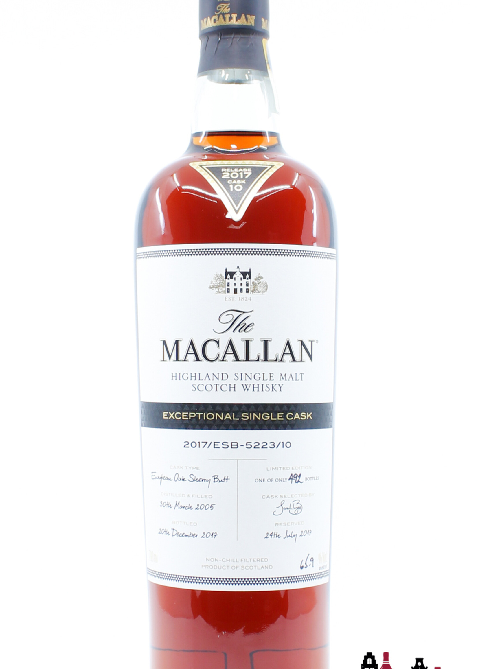 The Macallan Macallan 12 Years Old 2005 2017 - Exceptional Single Cask 2017/ESB-5223/10 - Cask 5223 65.9% (1 of 492)