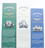 Bowmore Bowmore 2022 - Aston Martin 10 YO (dark&intense), 15 YO (golden&elegant) and 18 YO (deep&complex) - set of 3 bottles