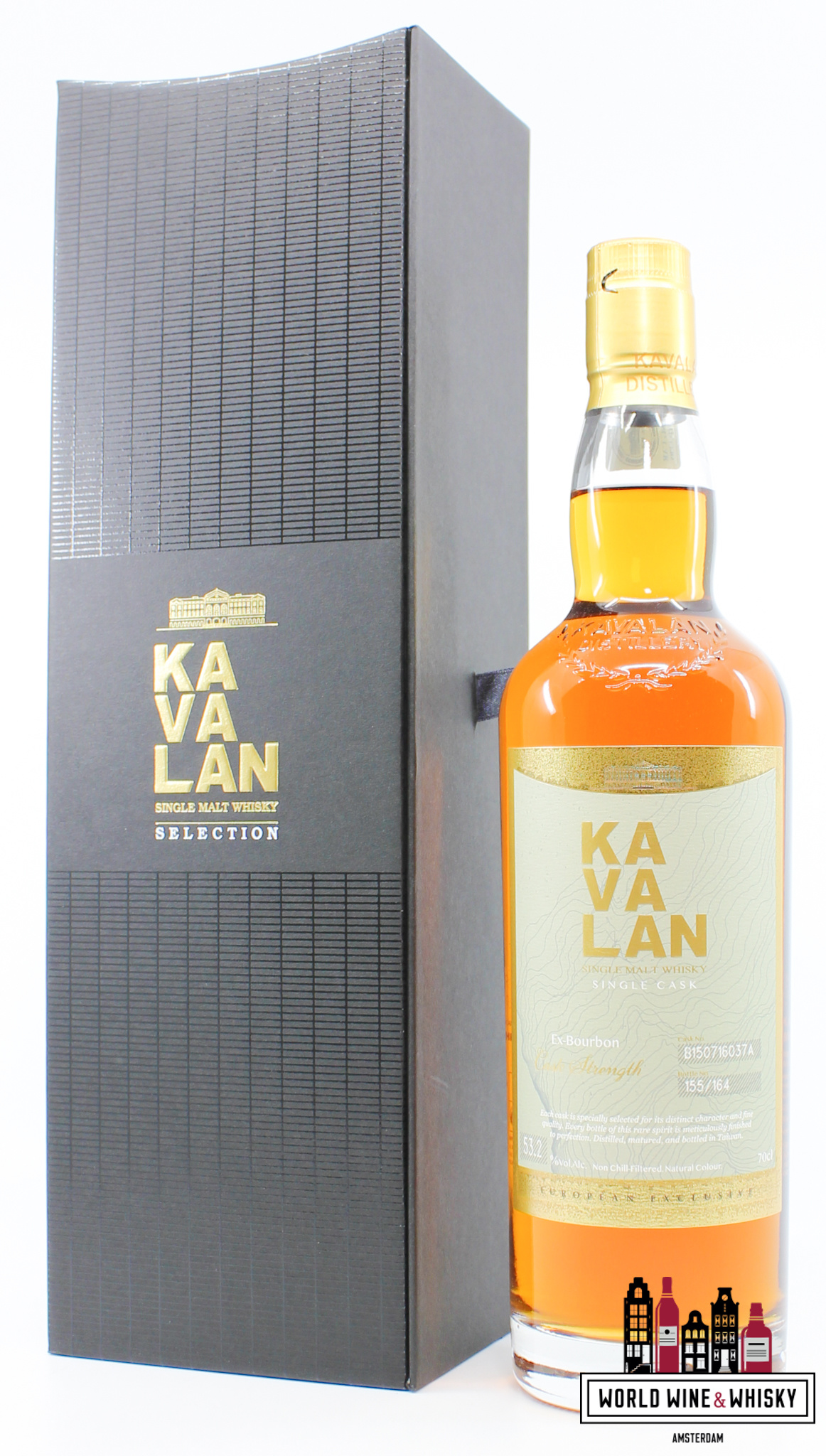 Kavalan Kavalan 2015 2022 - Ex-Bourbon - Selection - European Exclusive - Cask B150716037A 53.2% (1 of 164)