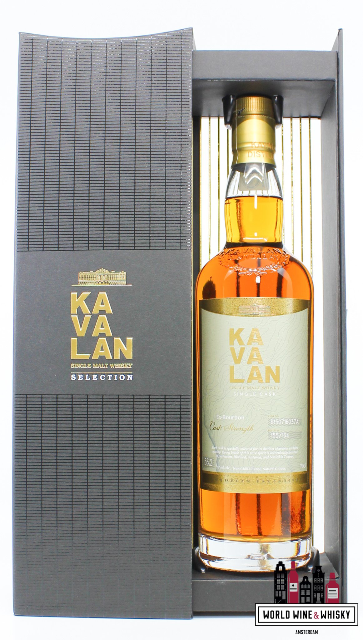 Kavalan Kavalan 2015 2022 - Ex-Bourbon - Selection - European Exclusive - Cask B150716037A 53.2% (1 of 164)