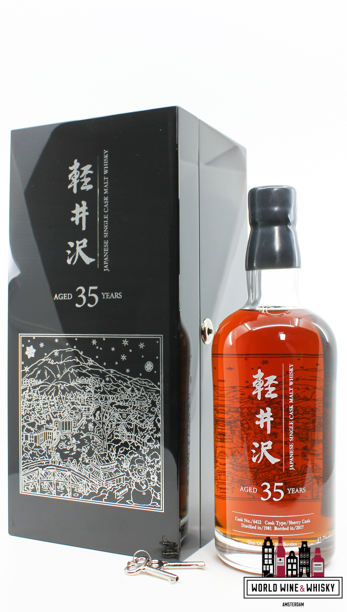 Karuizawa Karuizawa 35 Years Old 1981 2017 - Single Cask - Cask 6412 - artist Fazzino 57.7% (1 of 505)