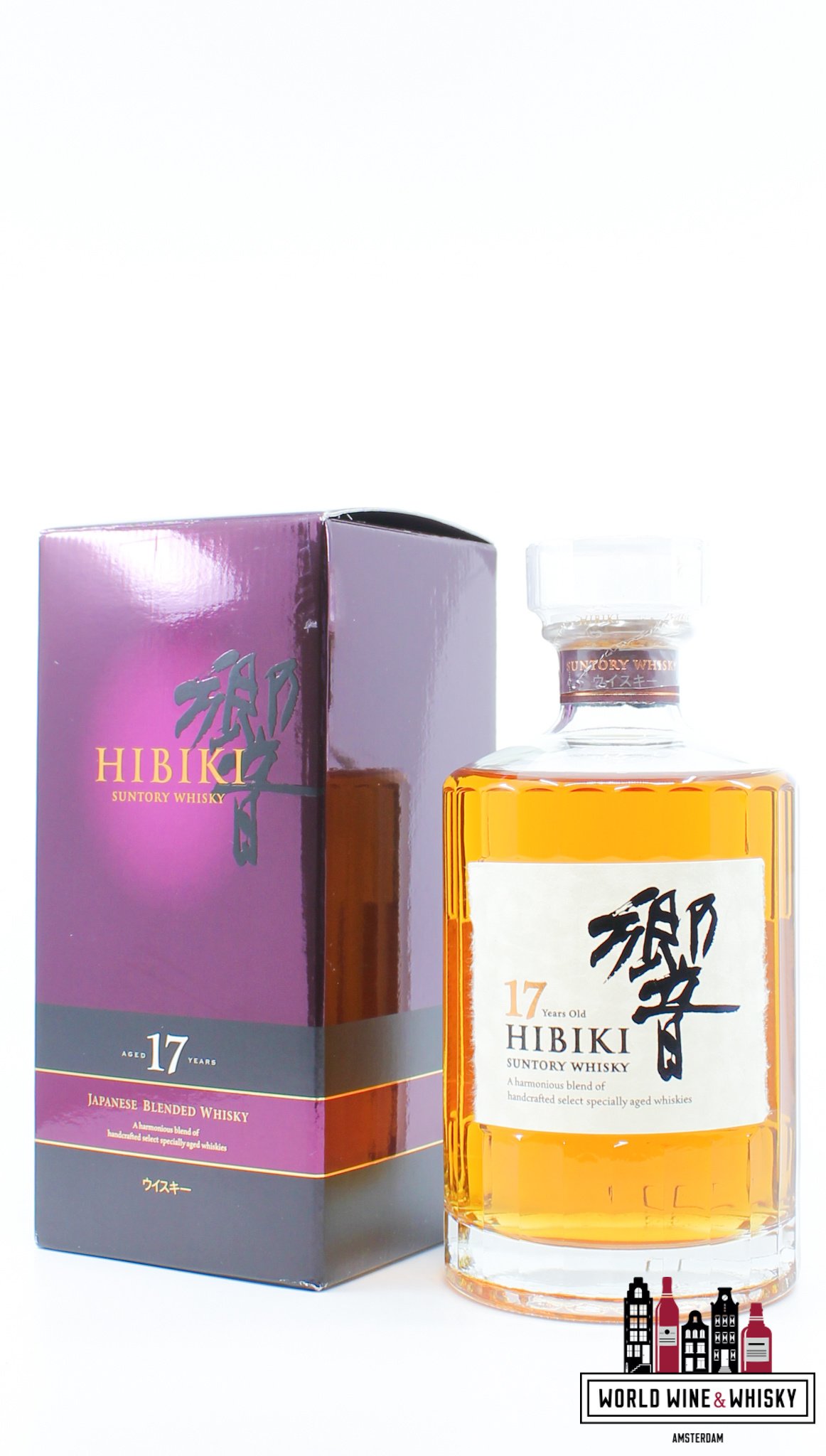 Hibiki 17 Years Old - Suntory Whisky 43% (in the purple box 