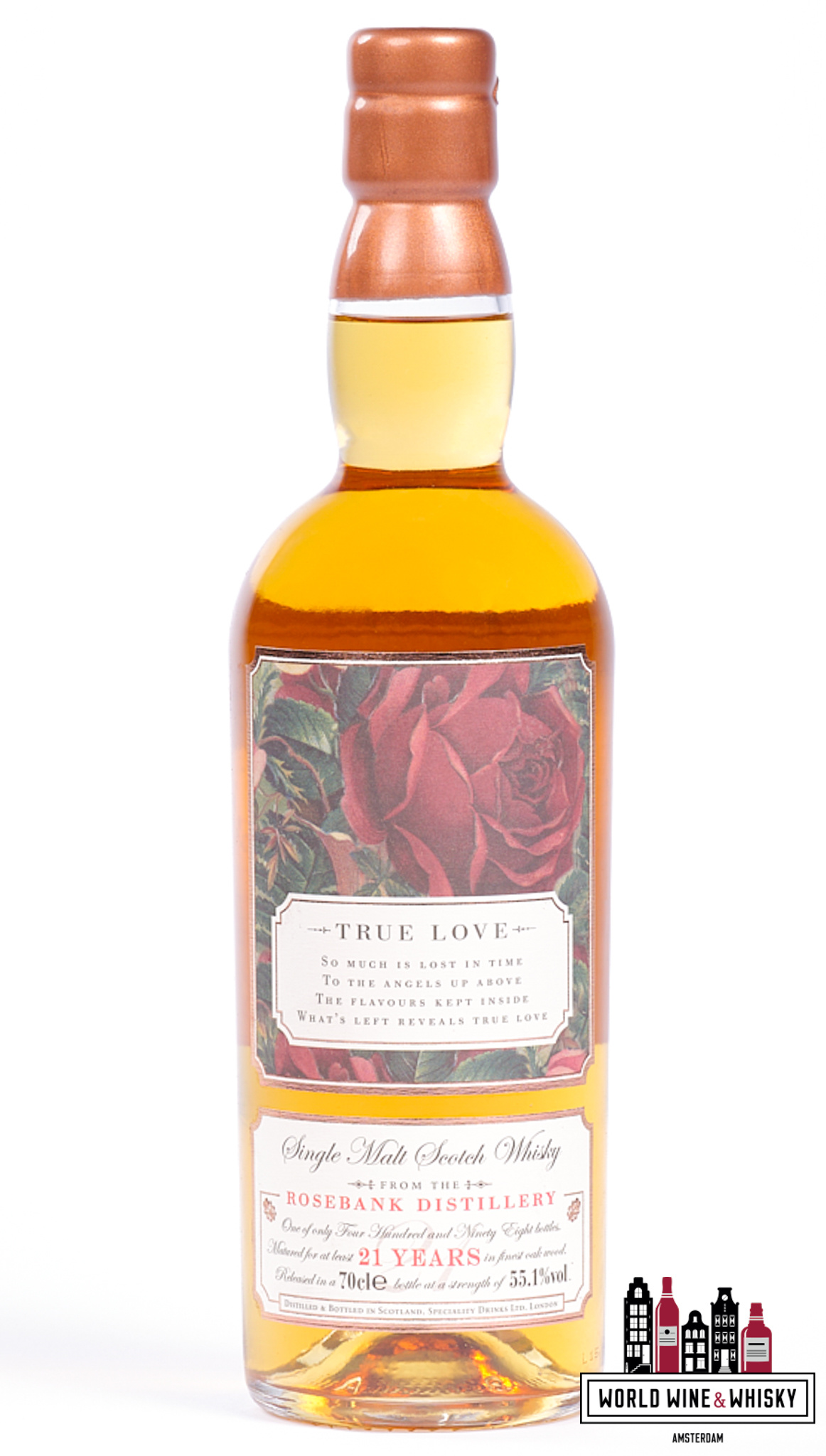 Rosebank Rosebank 21 Years Old 2016 - The Roses Edition 1 - True Love 55.1% (1 of 498)