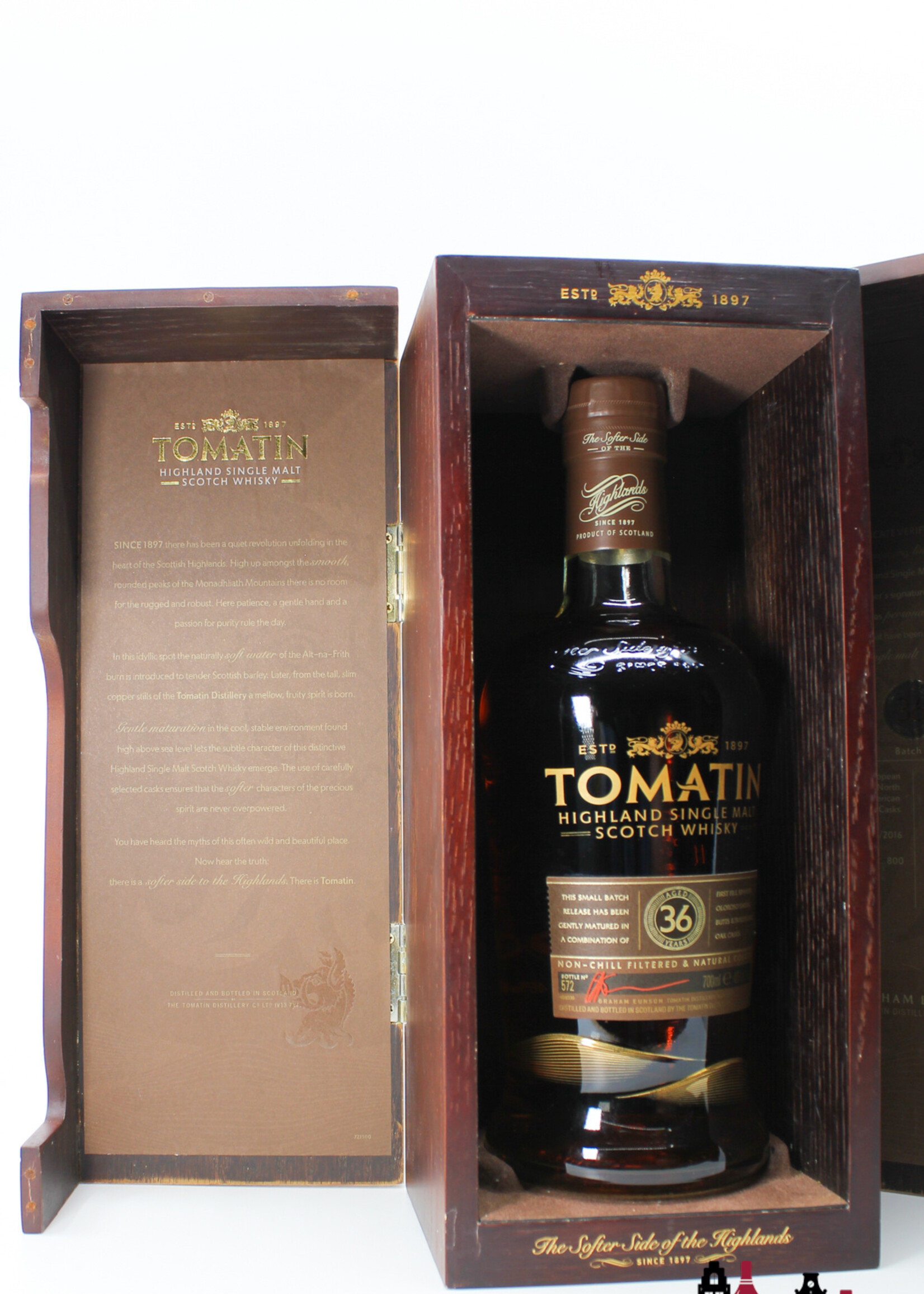 Tomatin Tomatin 36 Years Old 2016 - Small Batch Release - Batch 3 46% (1 of 800)