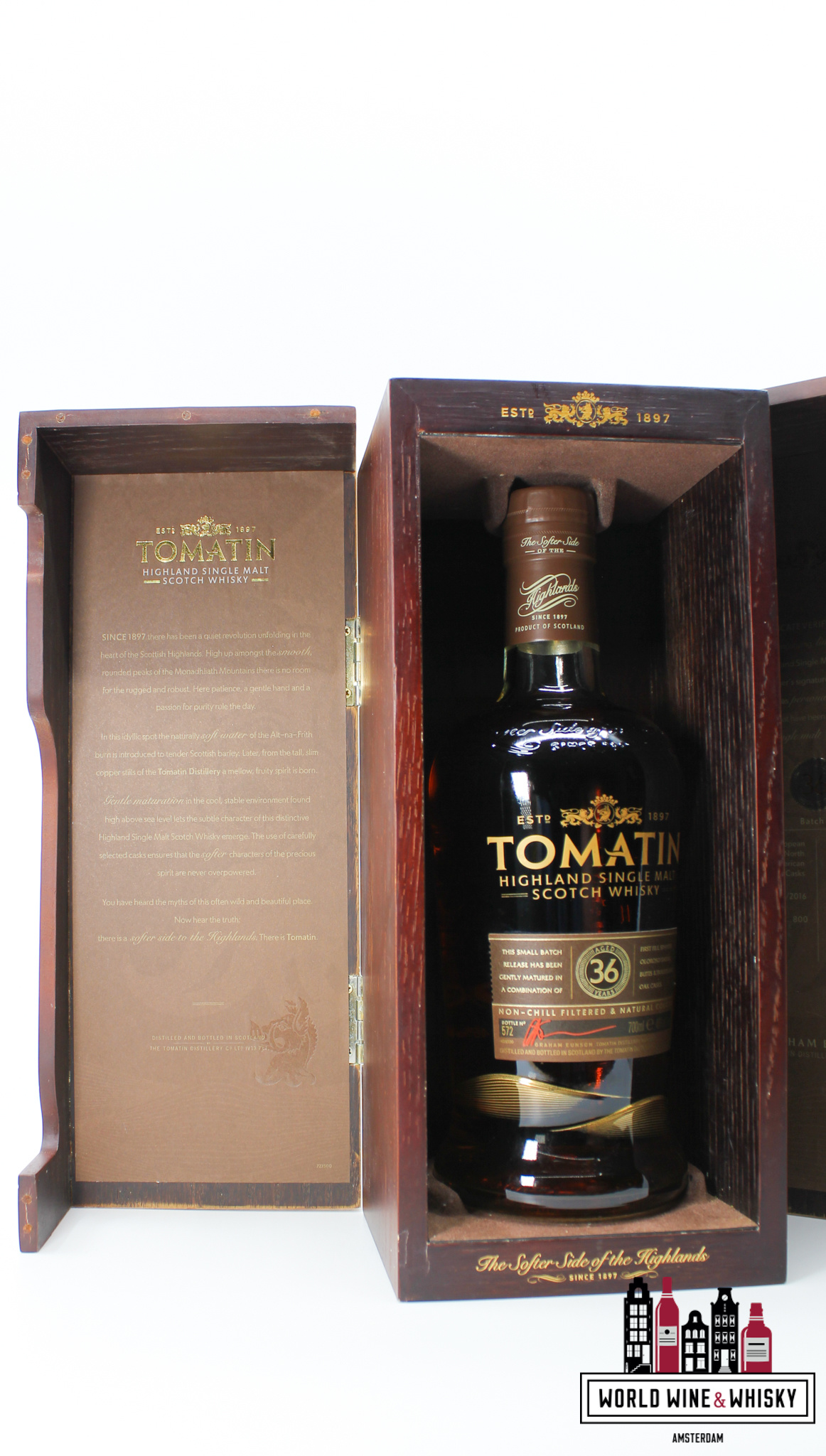 Tomatin Tomatin 36 Years Old 2016 - Small Batch Release - Batch 3 46% (1 of 800)