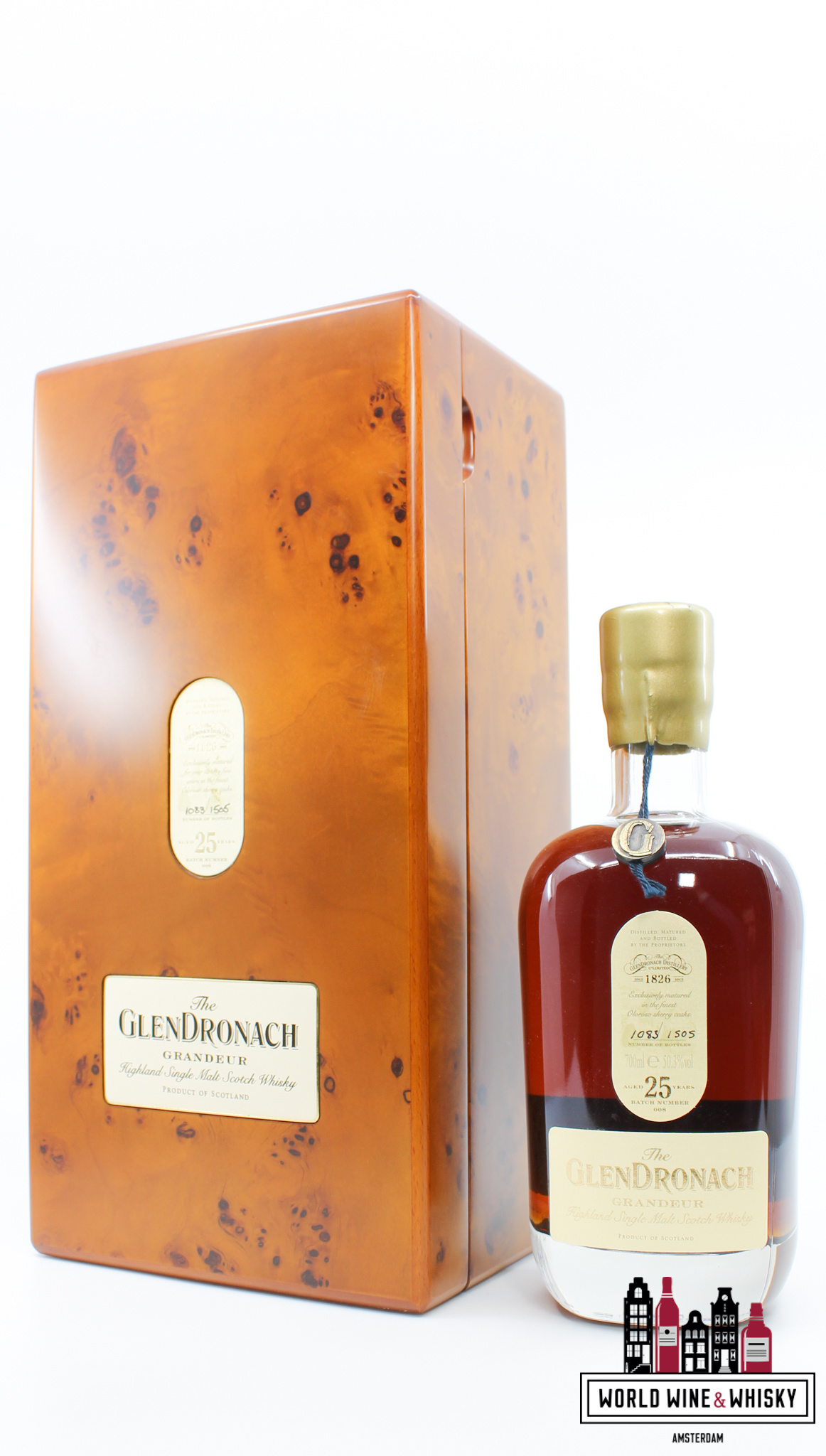 Glendronach Glendronach 25 Years Old 2016 - Grandeur - Batch 008 50.3% (1 of 1505)