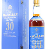 Macallan Macallan 30 Years Old - Sherry Oak - Blue Label 43% (in wooden case)