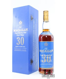 Macallan Macallan 30 Years Old - Sherry Oak - Blue Label 43% (in wooden case)