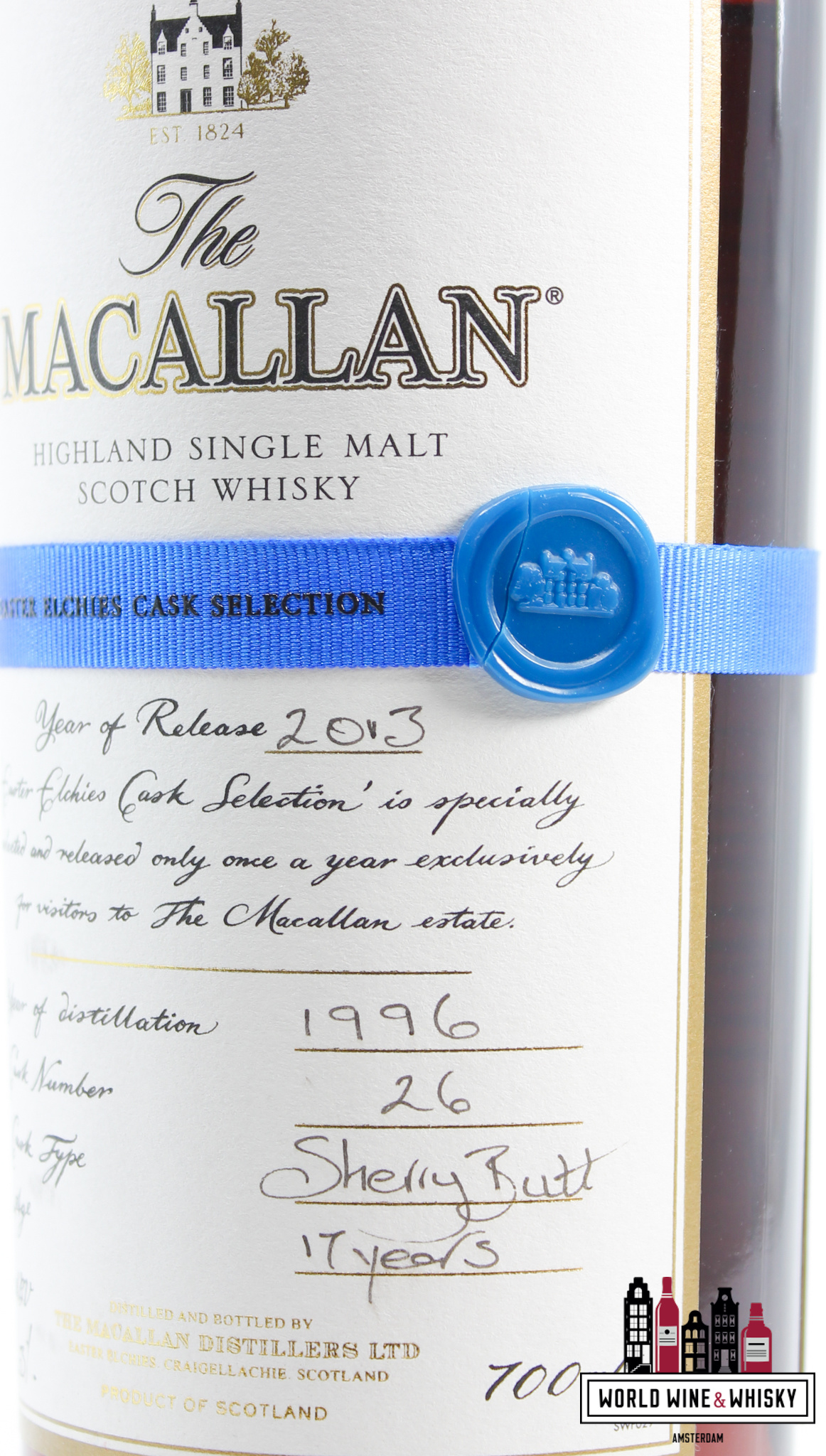 Macallan Macallan 17 Years Old 1996 2013 - Cask 26 - Easter Elchies Cask Selection 55.3% (1 of 386)