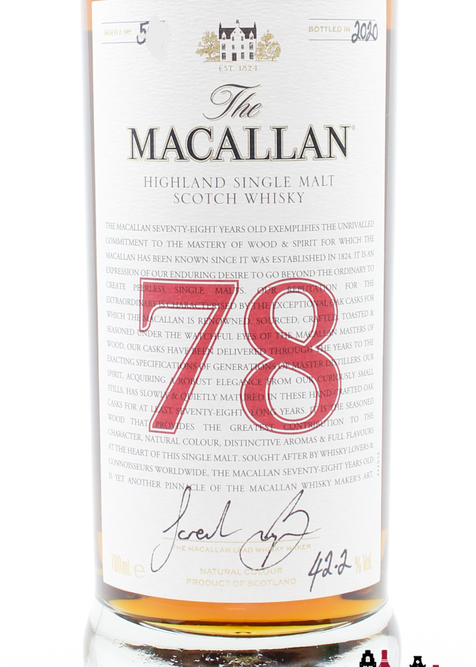 The Macallan The Macallan 78 Years Old 2020 - The Red Collection 42.2%