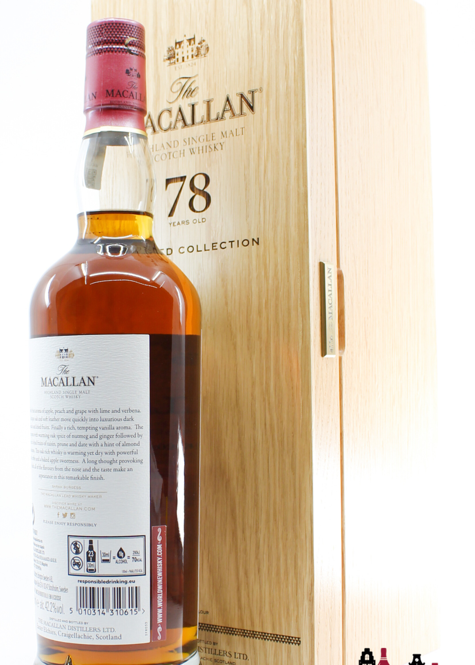 The Macallan The Macallan 78 Years Old 2020 - The Red Collection 42.2%