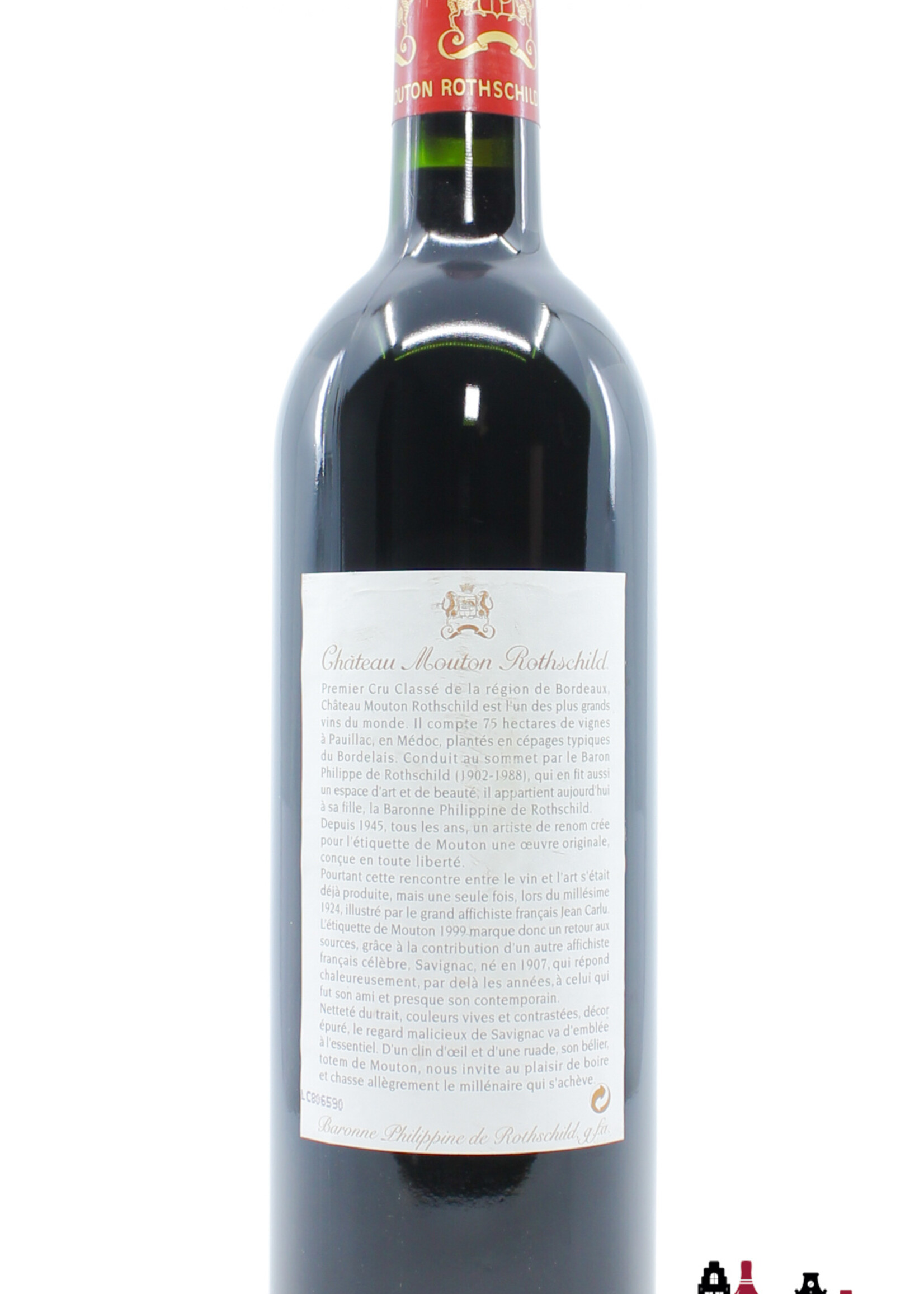 Mouton Rothschild Chateau Mouton Rothschild 1999