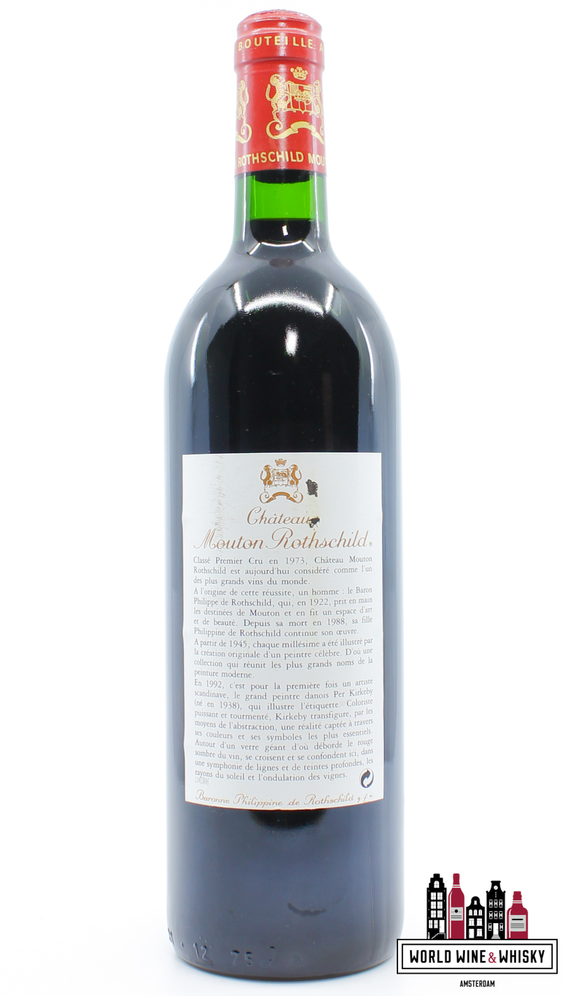 Chateau Mouton Rothschild 1992 at World Wine & Whisky - World Wine