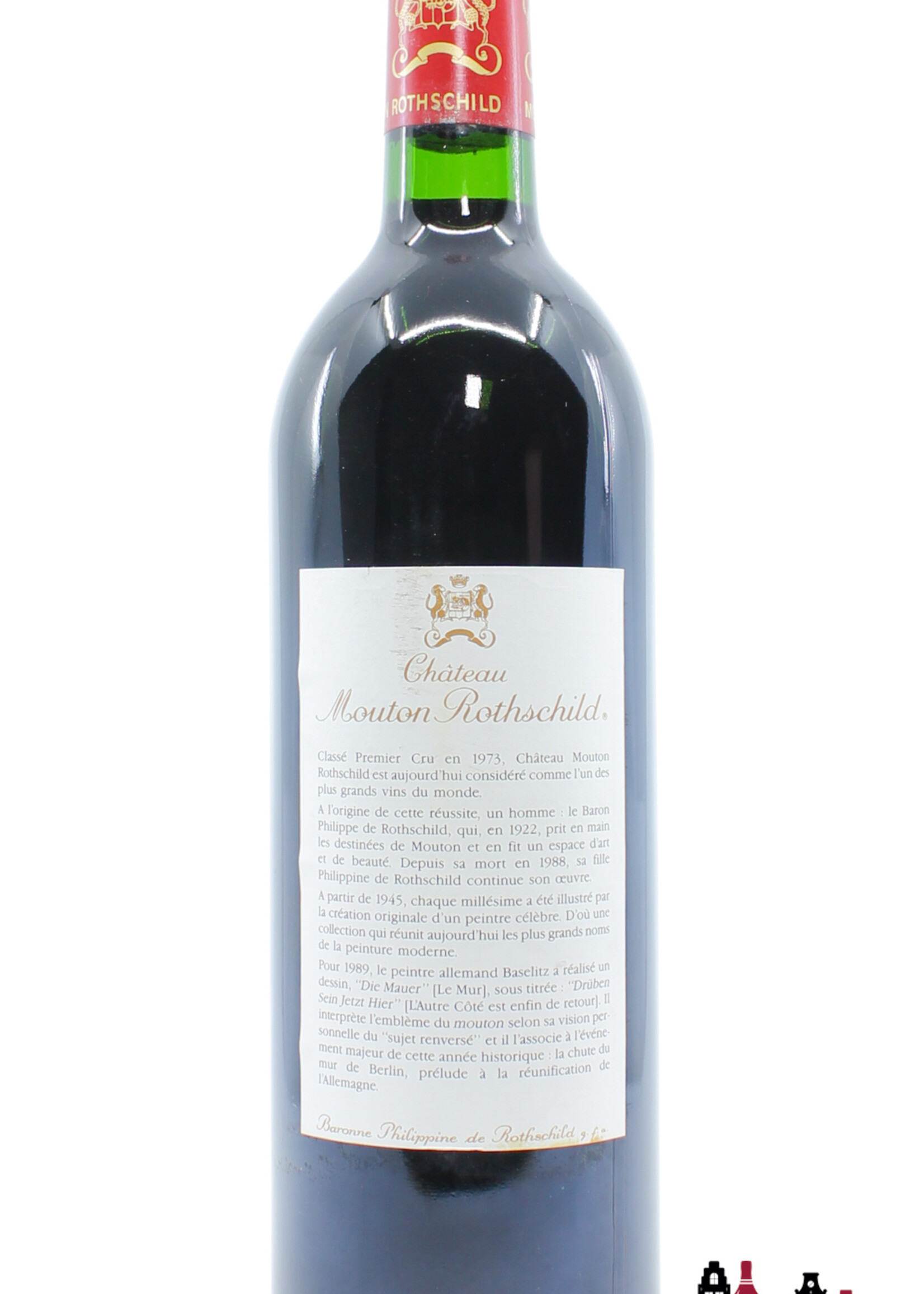 Mouton Rothschild Chateau Mouton Rothschild 1989