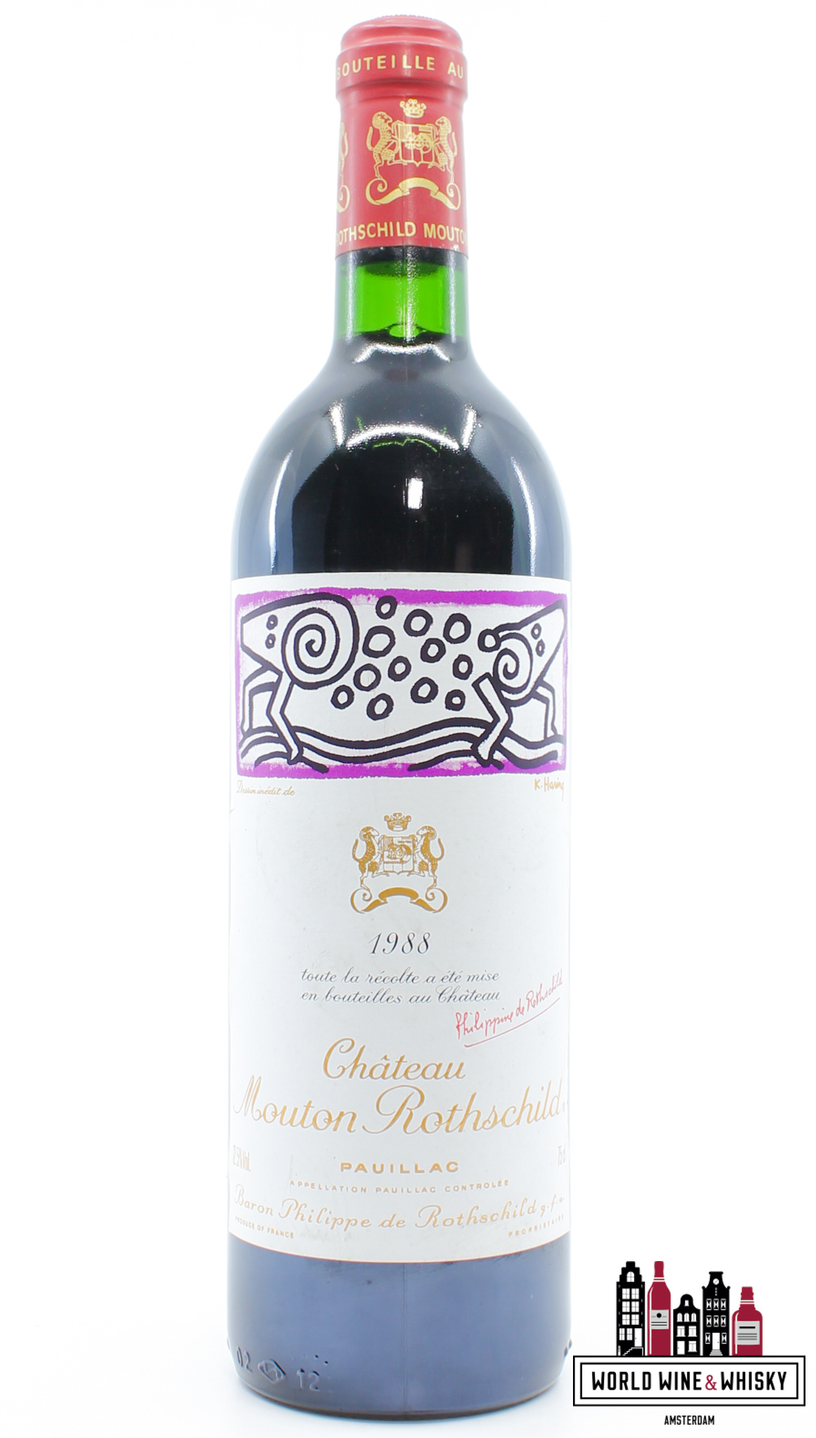 Mouton Rothschild Chateau Mouton Rothschild 1988