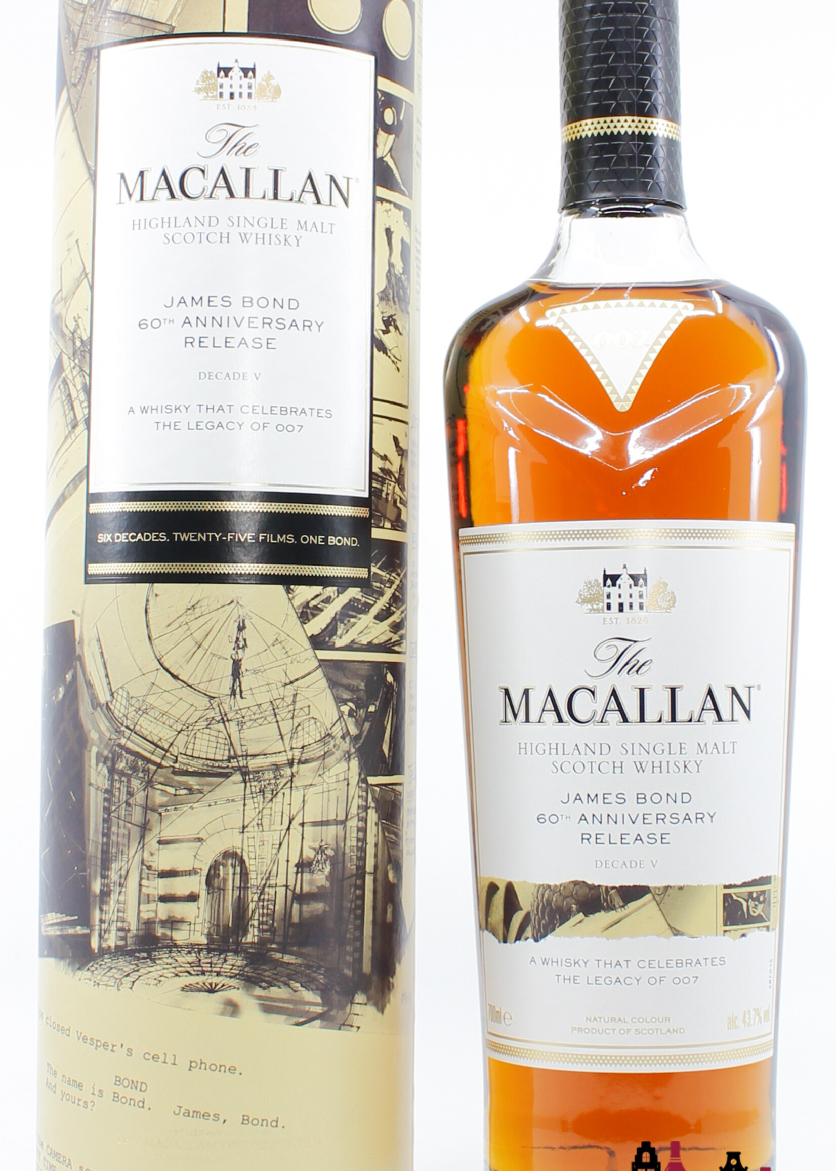 The Macallan Macallan 2022 - James Bond 60th Anniversary Release - Decade V (5) 43.7%