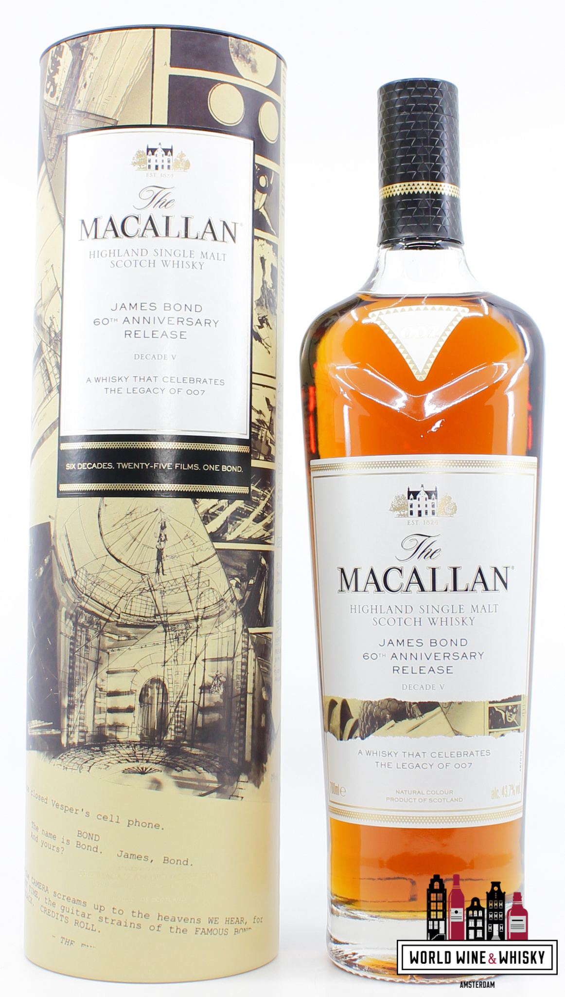 The Macallan Macallan 2022 - James Bond 60th Anniversary Release - Decade V (5) 43.7%