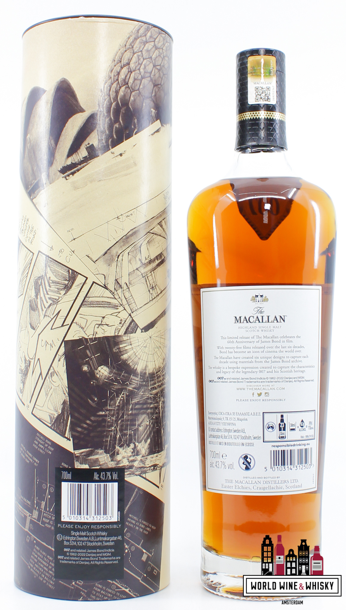 Macallan Macallan 2022 - James Bond 60th Anniversary Release - Decade V (5) 43.7%