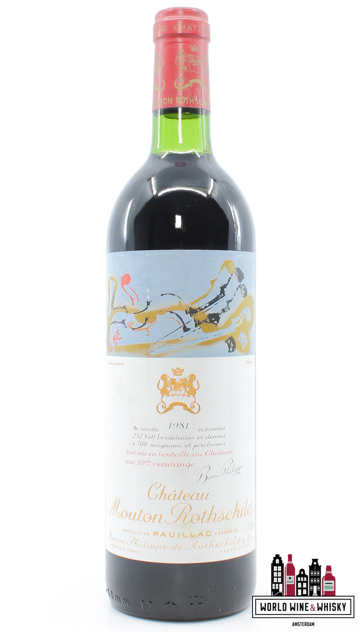 Mouton Rothschild Chateau Mouton Rothschild 1981