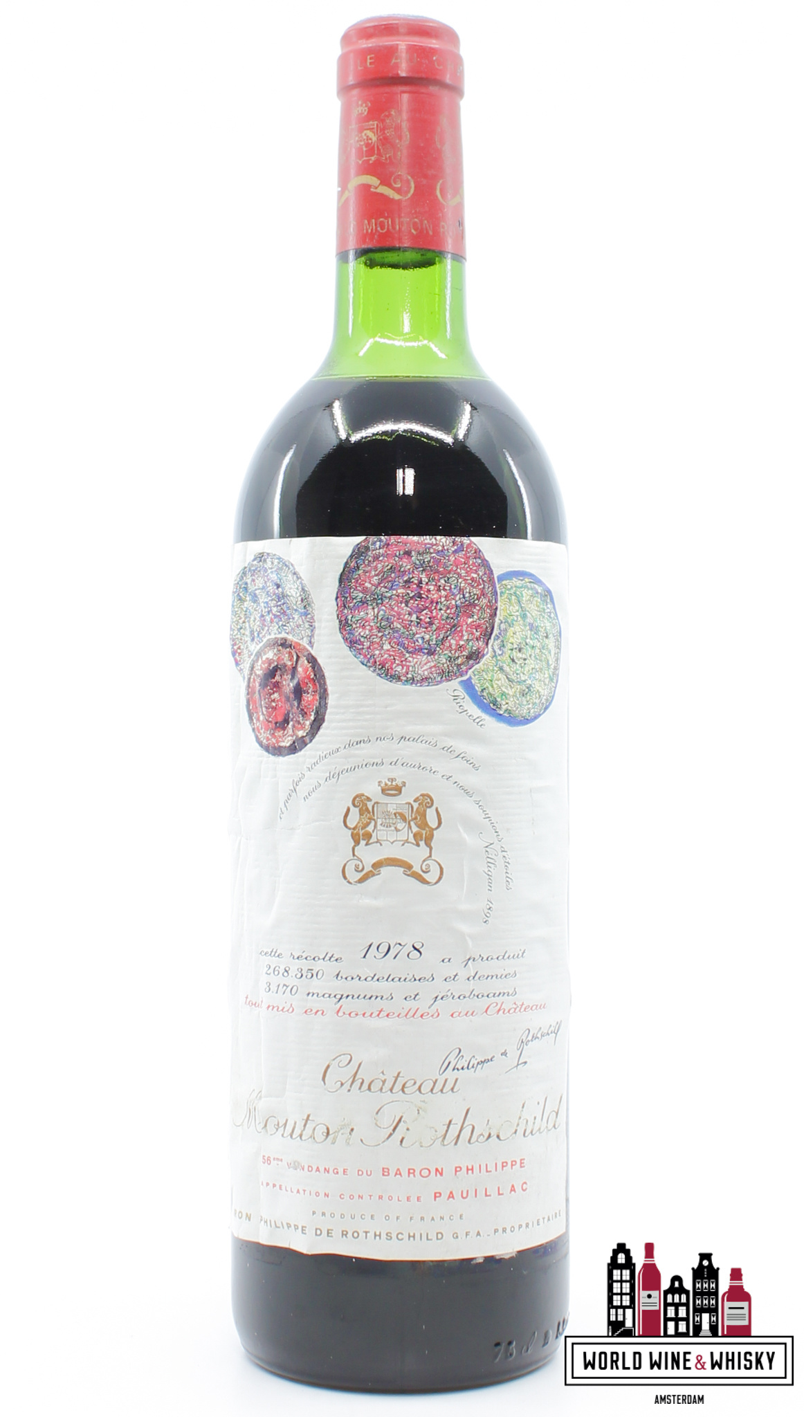 未開栓】CHATEAU MOUTON Rothschild 1978-