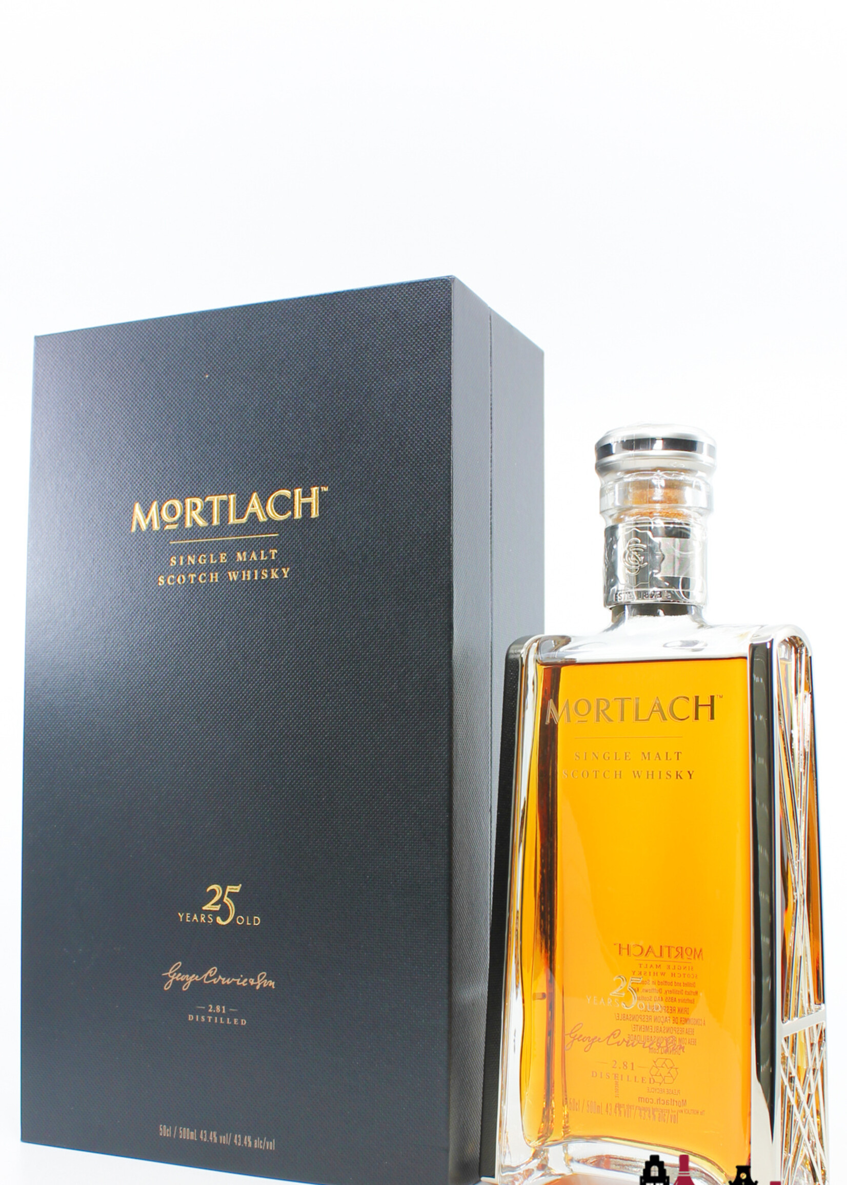 Mortlach Mortlach 25 Years Old 2014 - Crystal Decanter 43.4% 500ml