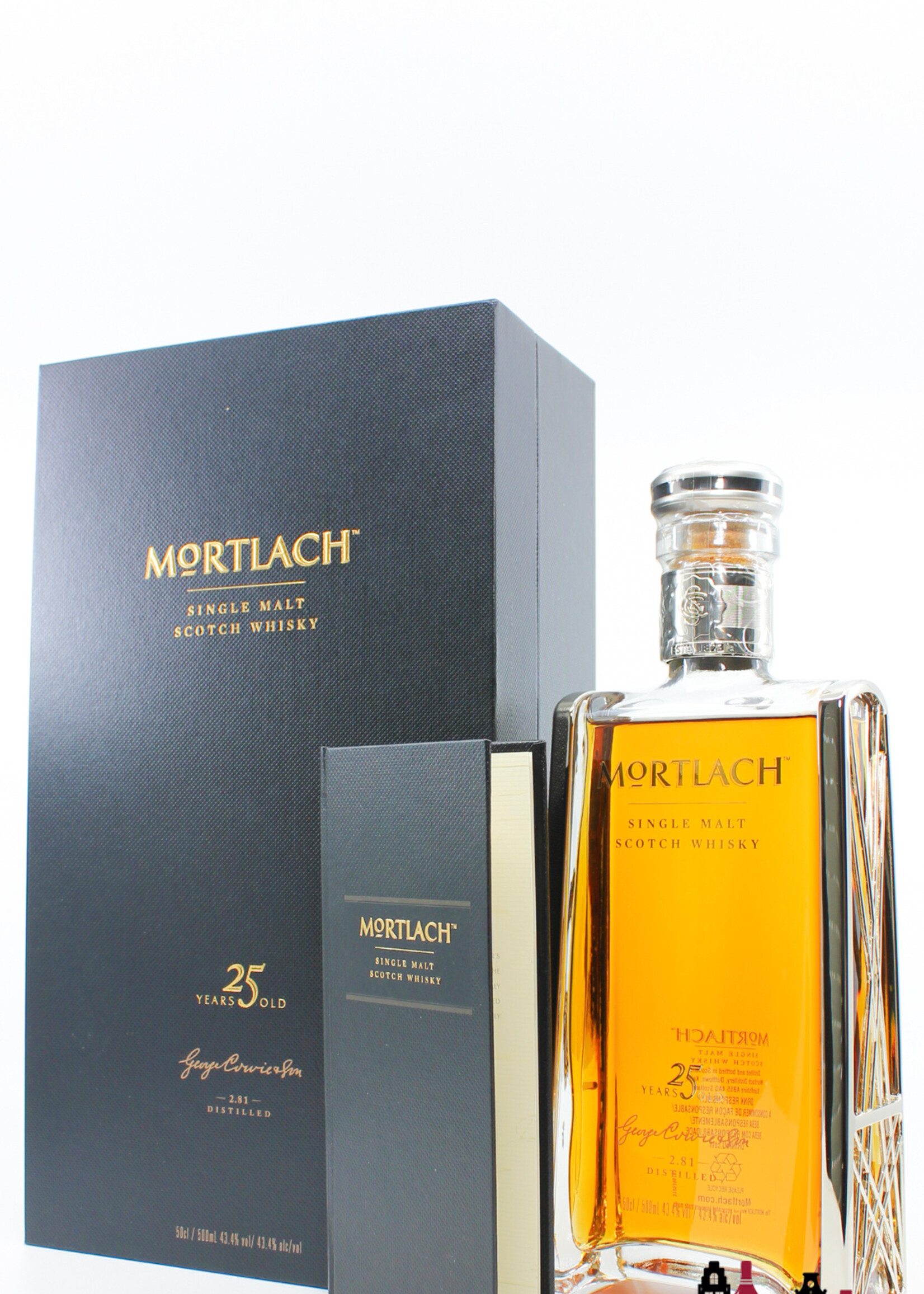 Mortlach Mortlach 25 Years Old 2014 - Crystal Decanter 43.4% 500ml