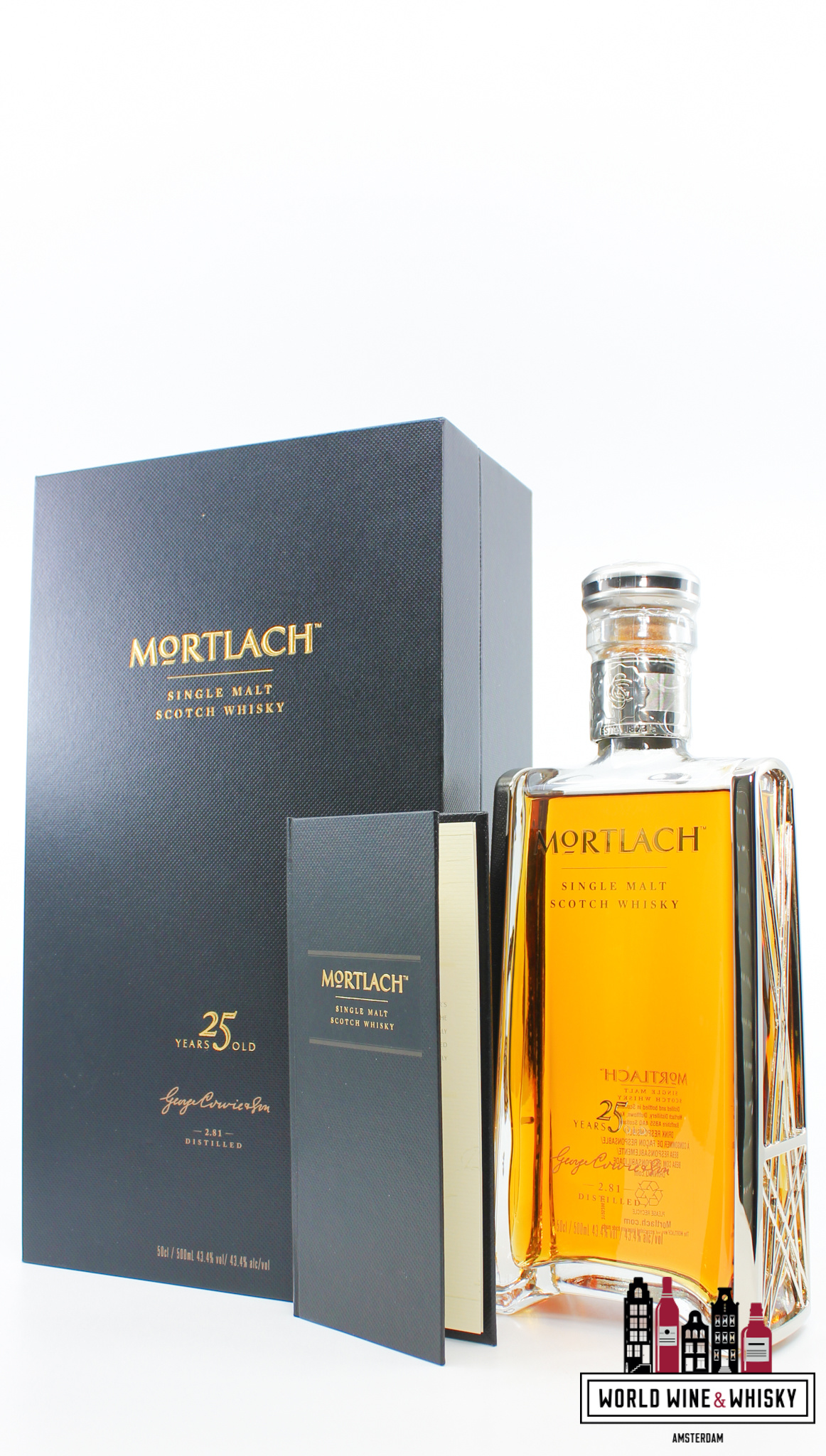 Mortlach 25 Years Old 2014 - Crystal Decanter 43.4% 500ml