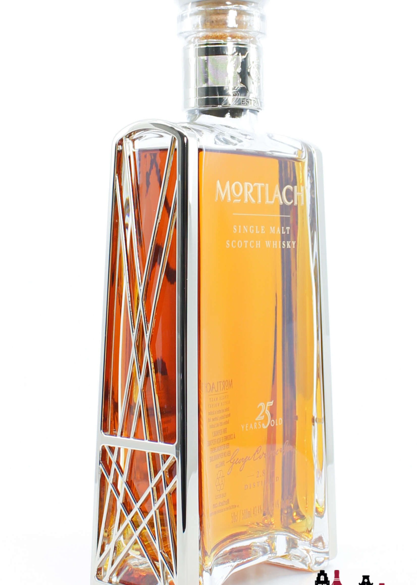 Mortlach Mortlach 25 Years Old 2014 - Crystal Decanter 43.4% 500ml