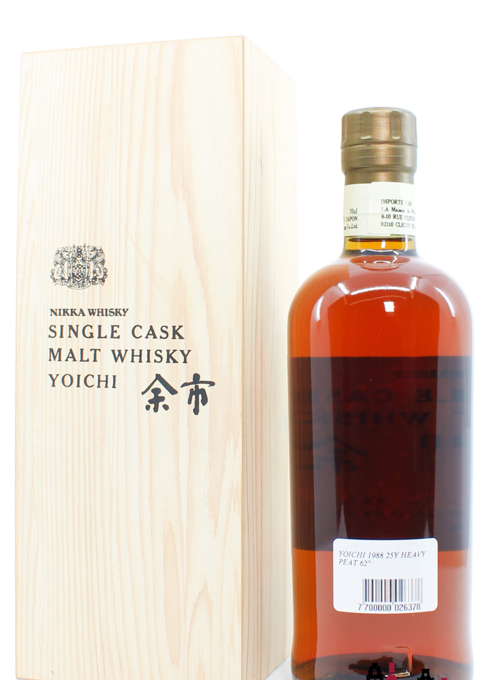 Yoichi Yoichi 25 Years Old 1988 2013 - Single Cask - Cask 100215 - Warehouse No. 25 62% (1 of 427)